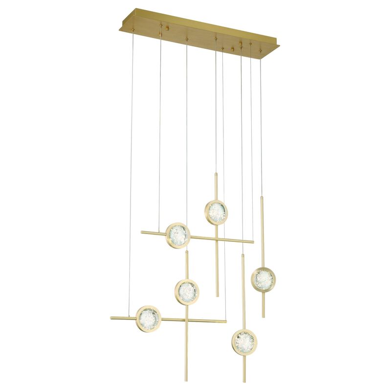 Barletta 32 Inch Linear Chandelier by Eurofase Lighting