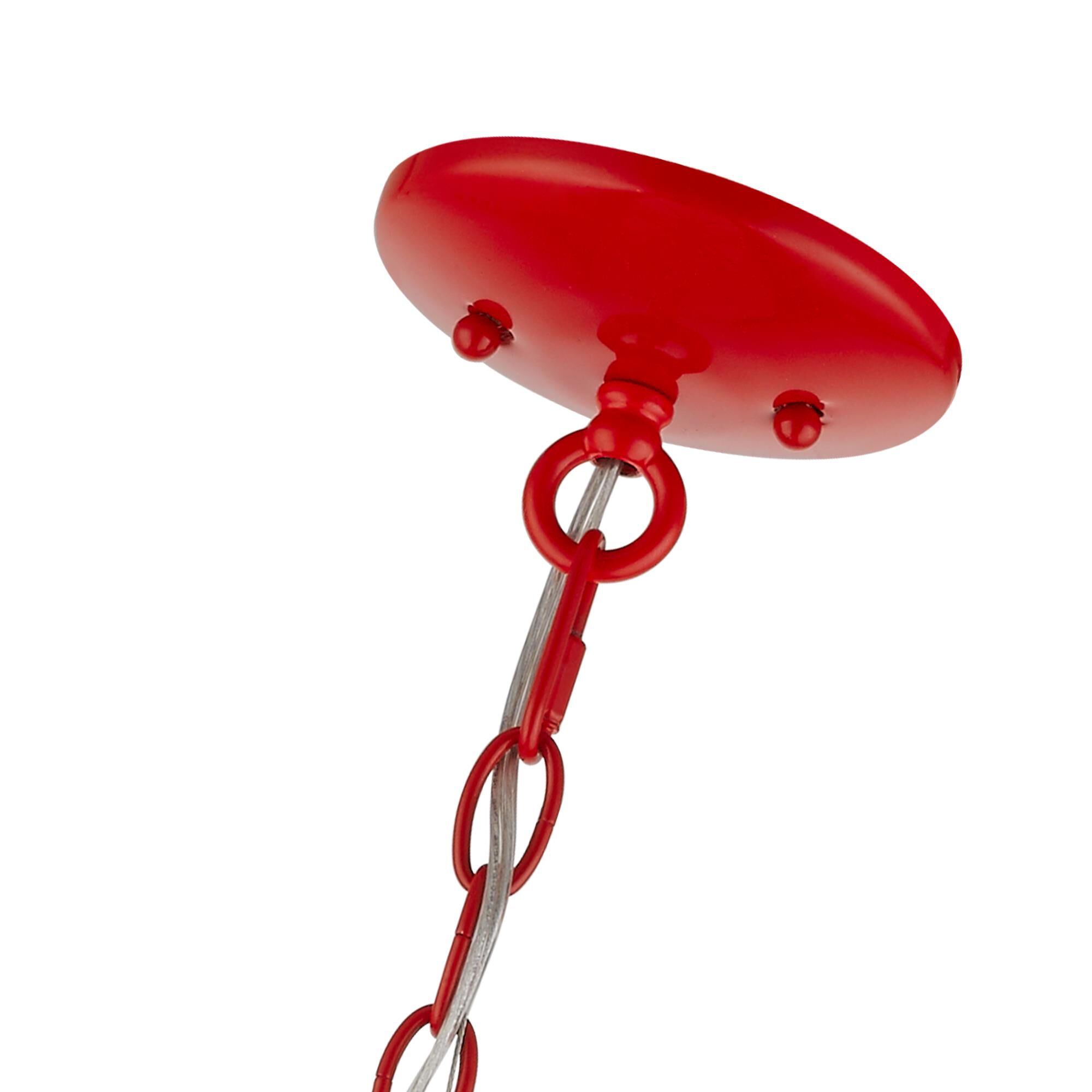 Shown in Shiny Red finish