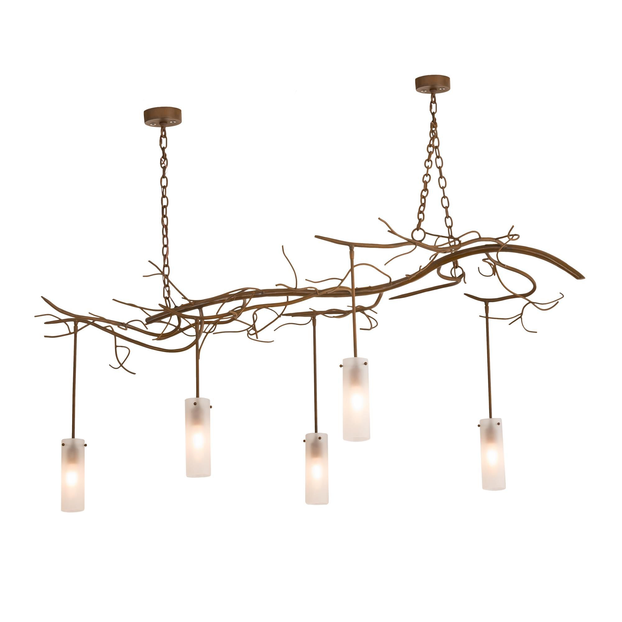 72 Inch 5 Light Semi Flush Mount by Meyda Lighting