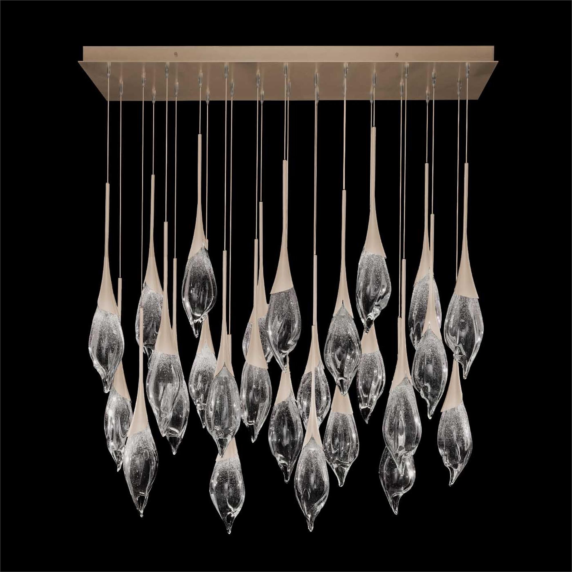 Mayu 54 Inch Linear Suspension Light by Fine Art Handcrafted Lighting