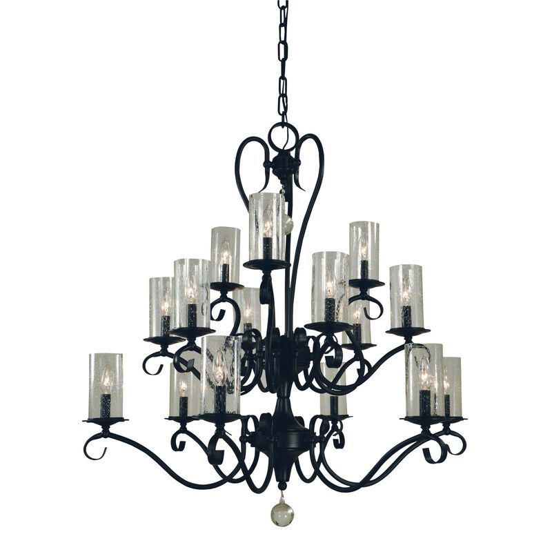 Ilsa 36 Inch 15 Light LED Chandelier by Framburg