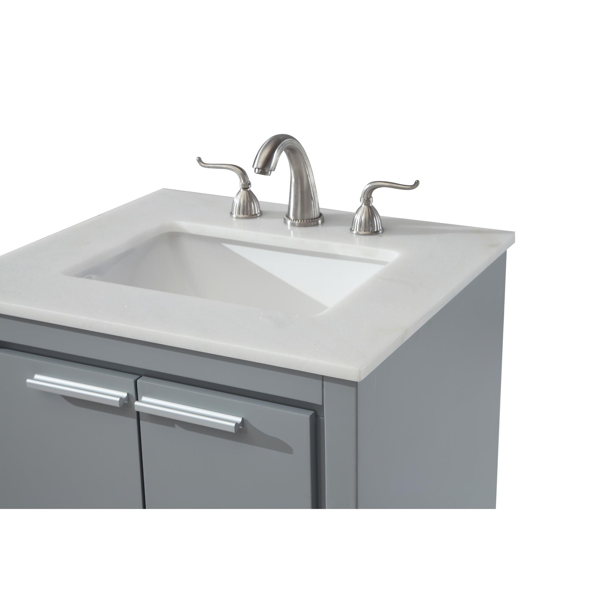 Shown in Grey finish