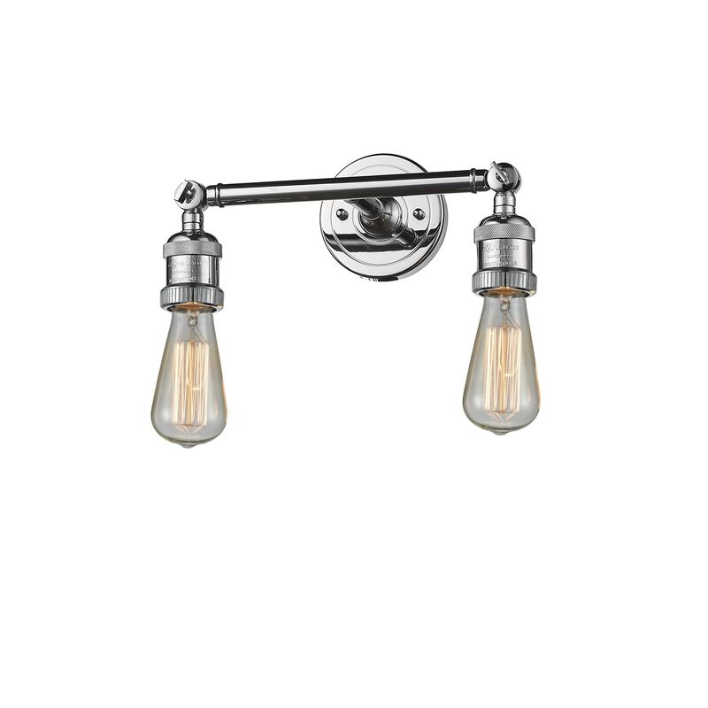 Bruno Marashlian Bare Bulb 11 Inch 2 Light Bath Vanity Light by Innovations Lighting