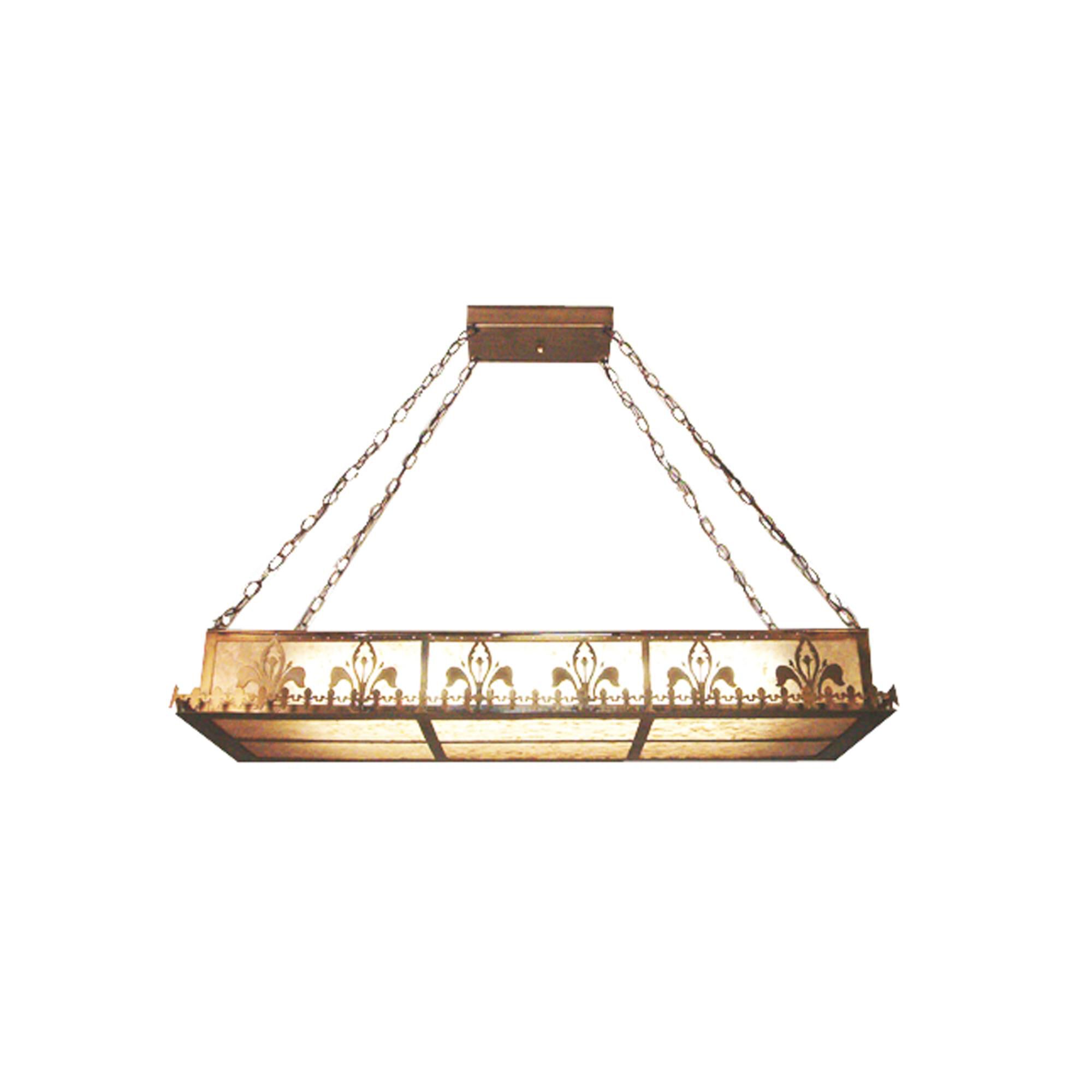 Gothic Fleur-De-Lis 48 Inch Large Pendant by Meyda Lighting