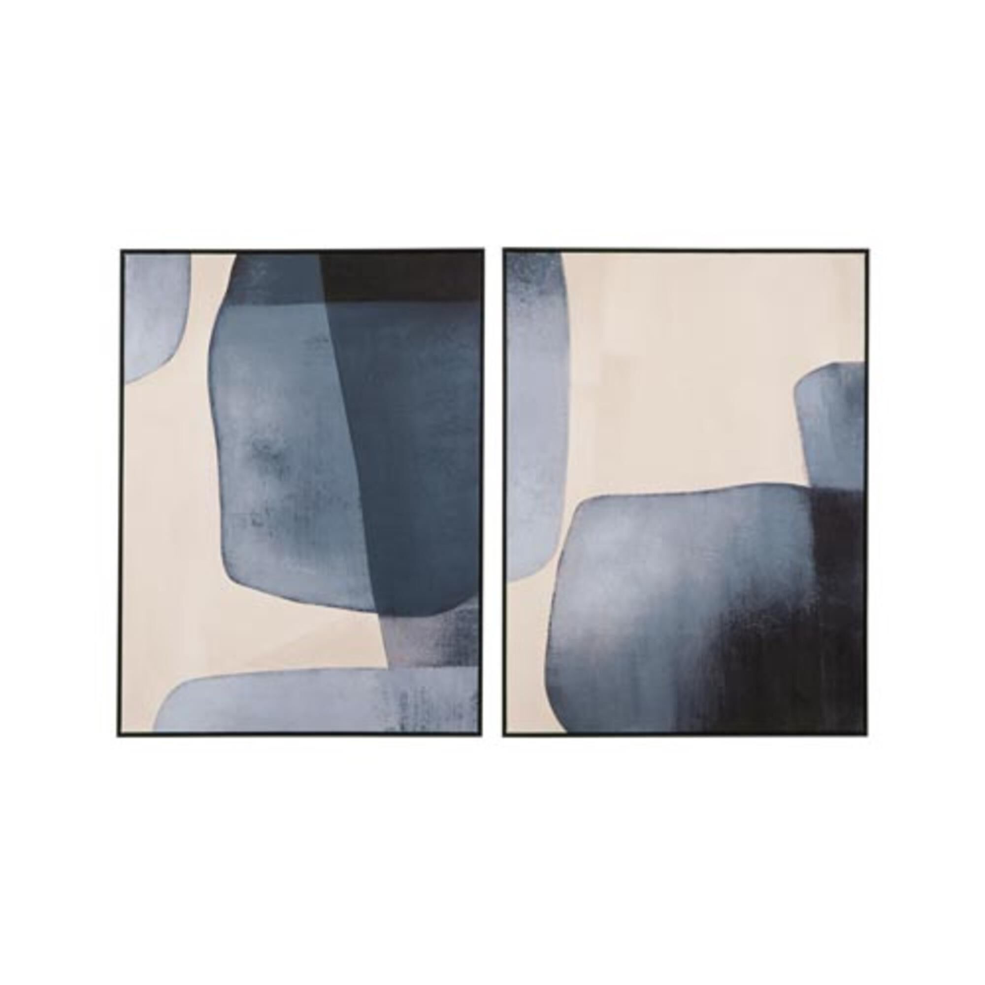 Lively 47 Inch Painting Set of 2 by Bassett Mirror Company