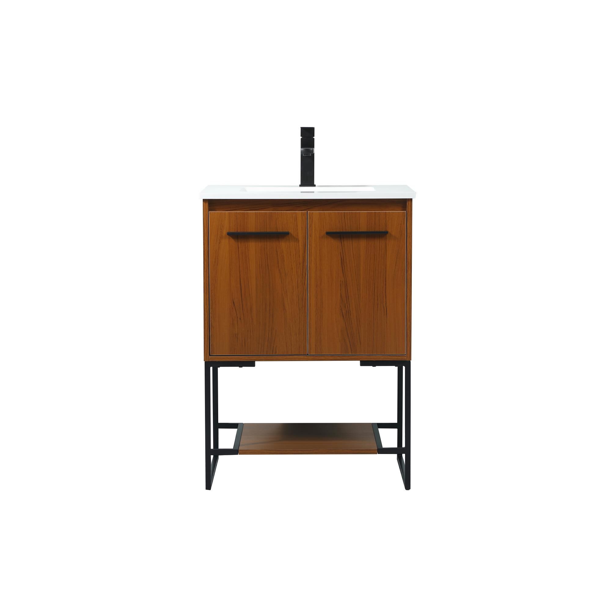 Shown in Teak finish