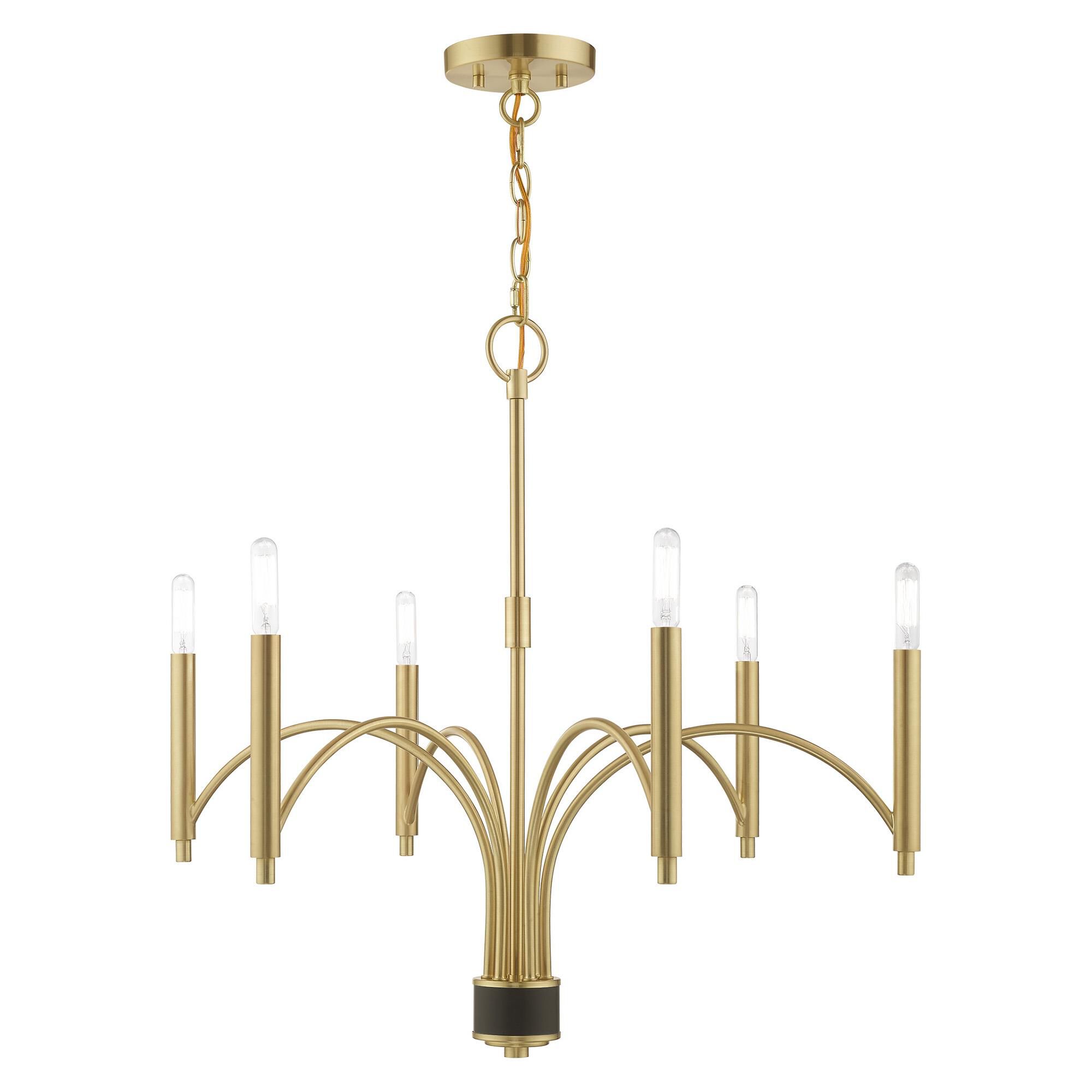 Wisteria 6 Light Chandelier by Livex Lighting