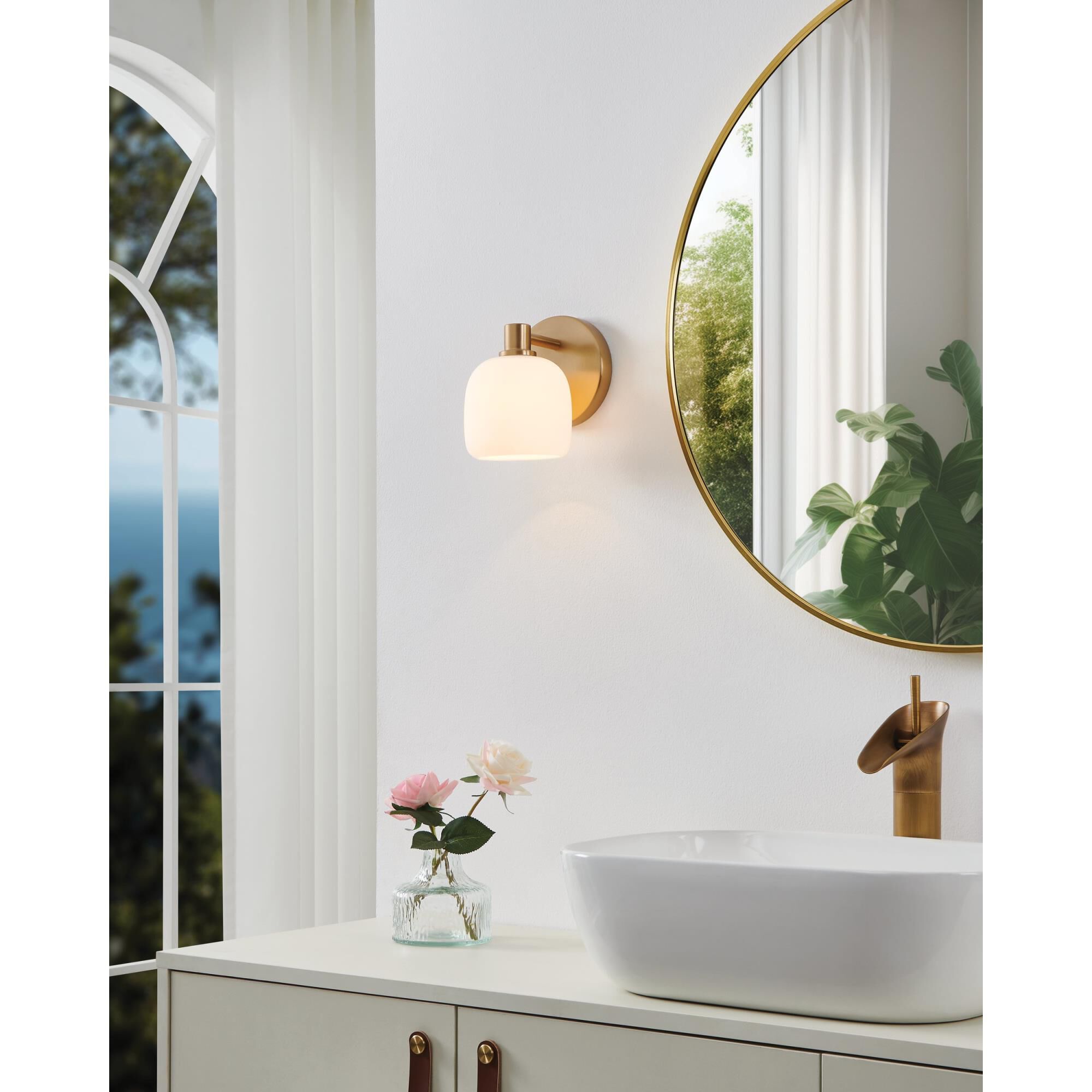 Valentina 5 Inch Bath Vanity Light by Eglo Lighting