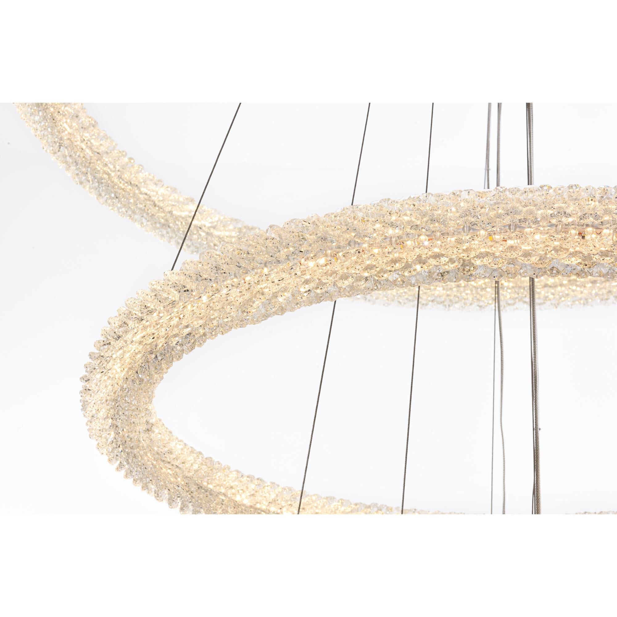 Shown in Satin Gold finish and Rc crystal