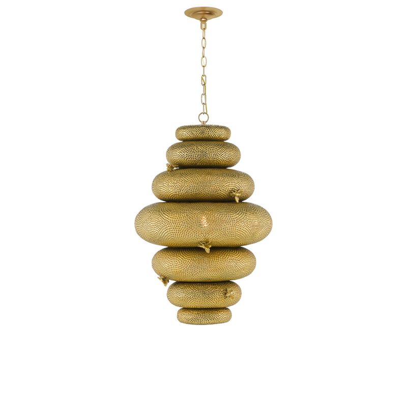 Sasha Bikoff Bee My Honey 21 Inch Mini Chandelier by Currey and Company