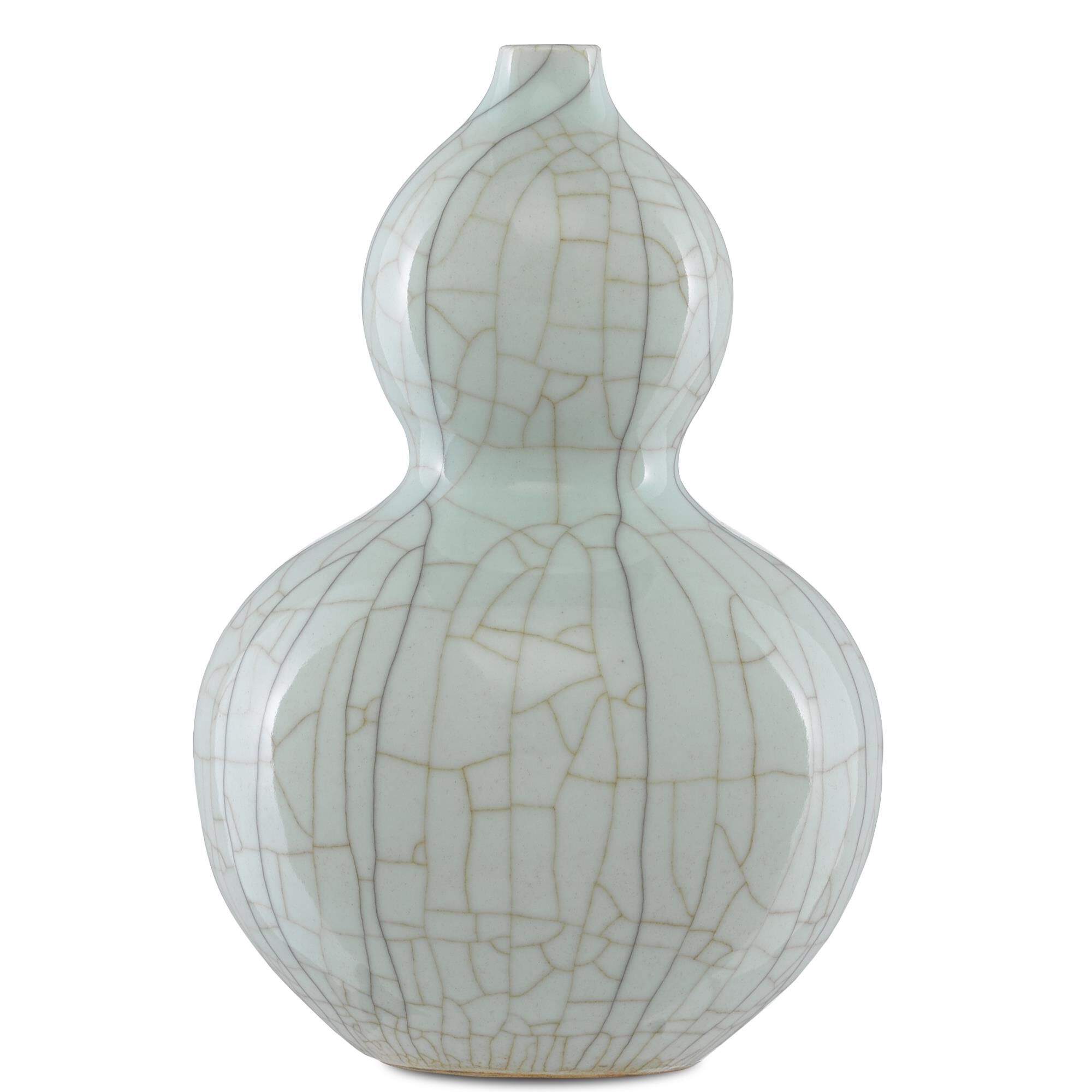 Maiping Double Gourd Vase Vase-Urn by Currey and Company