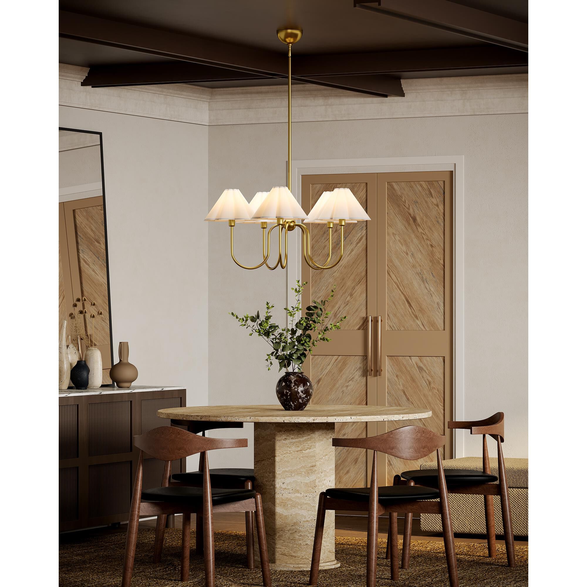 Kelsey Leigh Rosemary 31 Inch Chandelier by Alora Mood