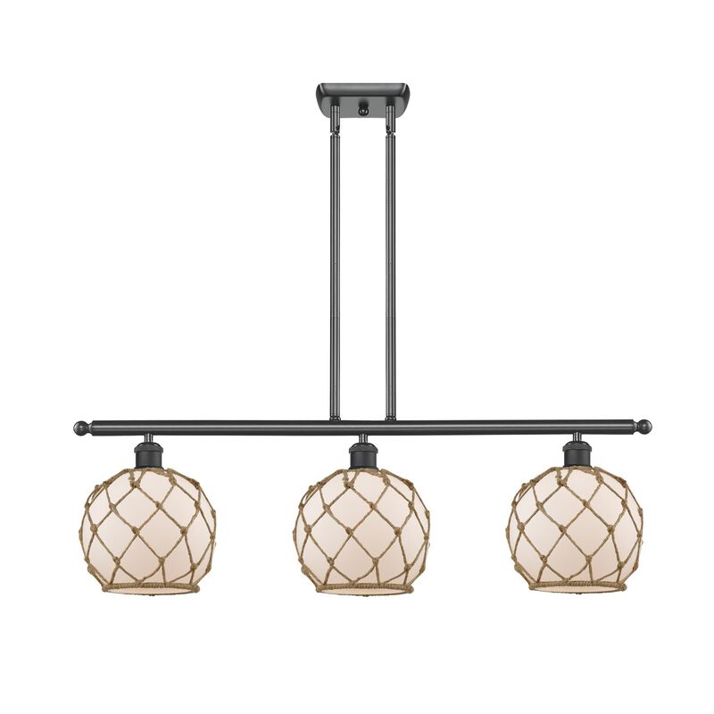 Bruno Marashlian Farmhouse Rope 36 Inch Linear Suspension Light by Innovations Lighting