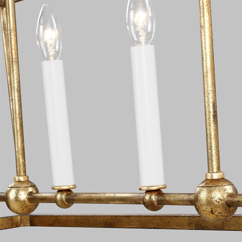 Chapman & Myers Stonington Medium Linear Chandelier by Visual Comfort Studio