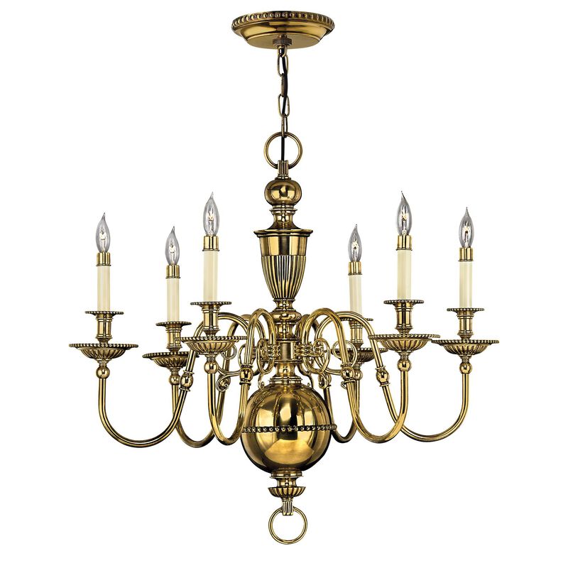 Cambridge 29 Inch 6 Light Chandelier by Hinkley Lighting