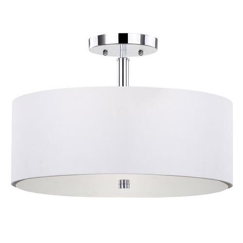 Clara Semi 16 Inch 3 Light LED Semi Flush Mount by Safavieh
