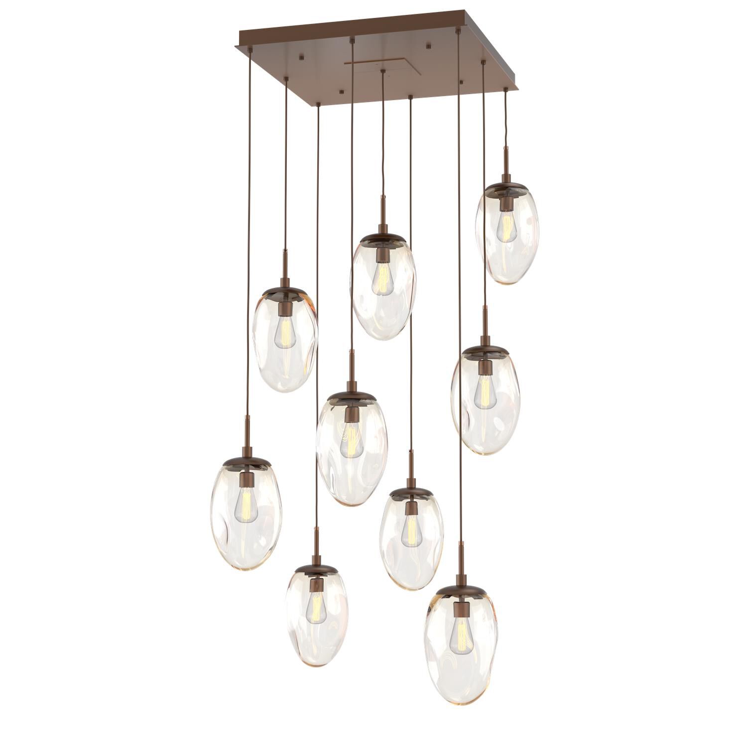 Levi Wilson Nebula 29 Inch 9 Light Multi Light Pendant by Hammerton Studio