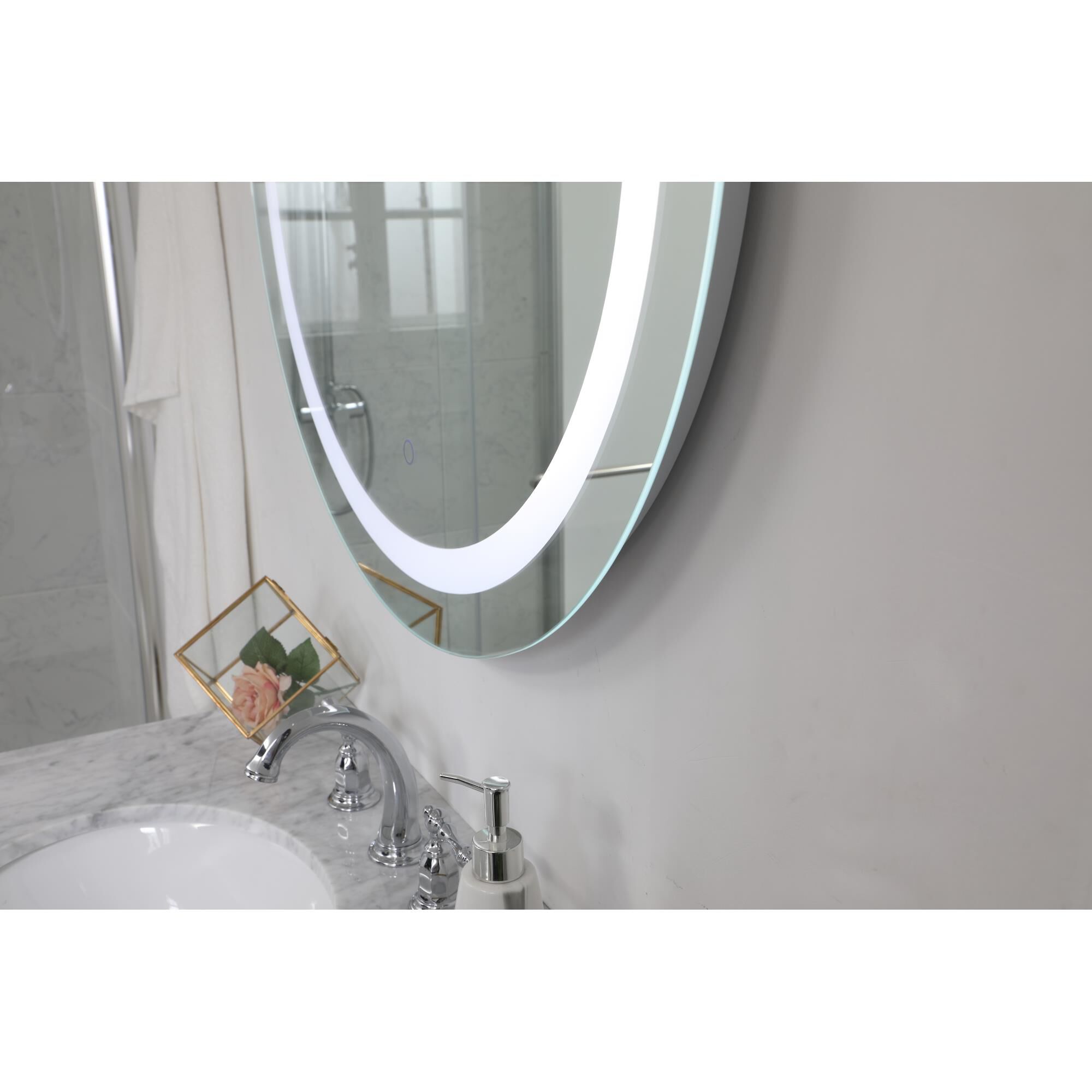 Helios LED Lighted Mirrors by Elegant Decor