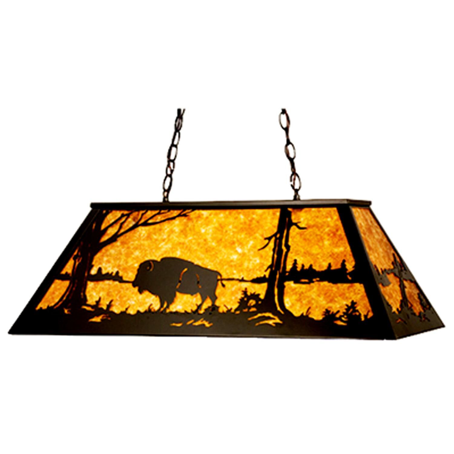 Buffalo 48 Inch 9 Light Linear Suspension Light by Meyda Lighting