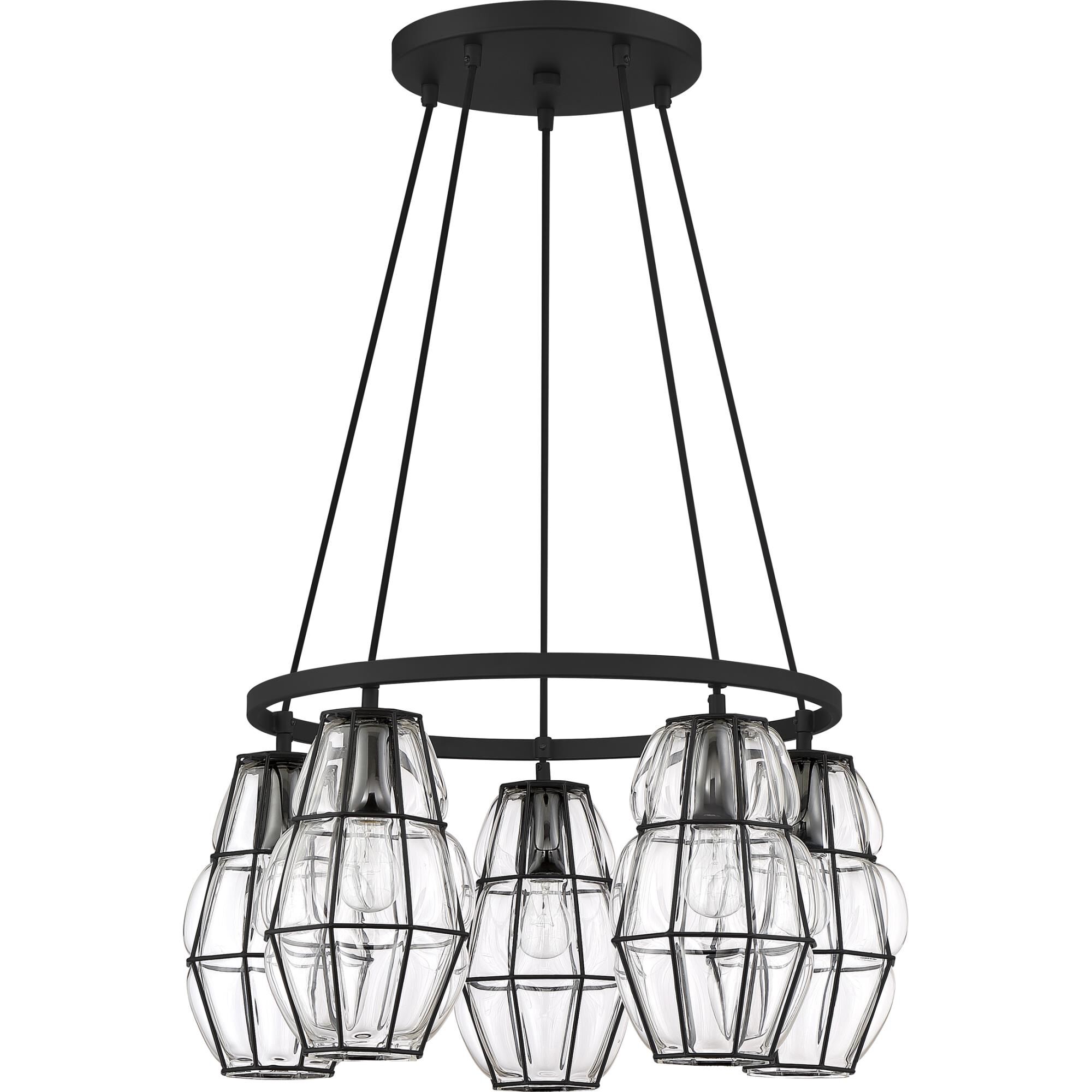 27 Inch 5 Light Chandelier by Quoizel