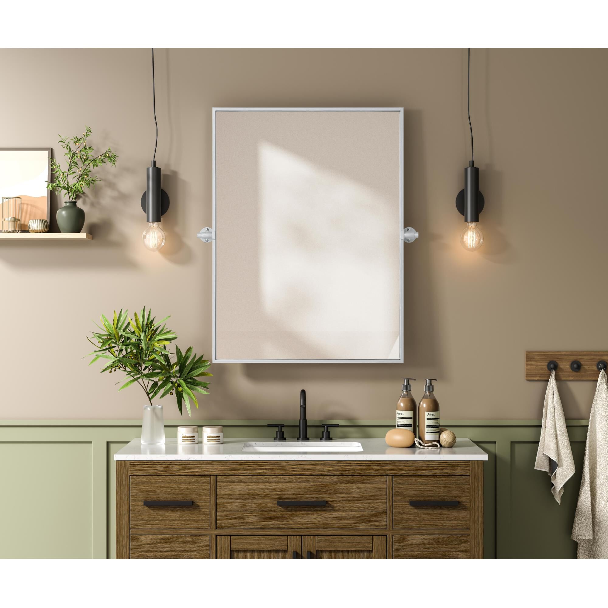 Shown in Silver finish