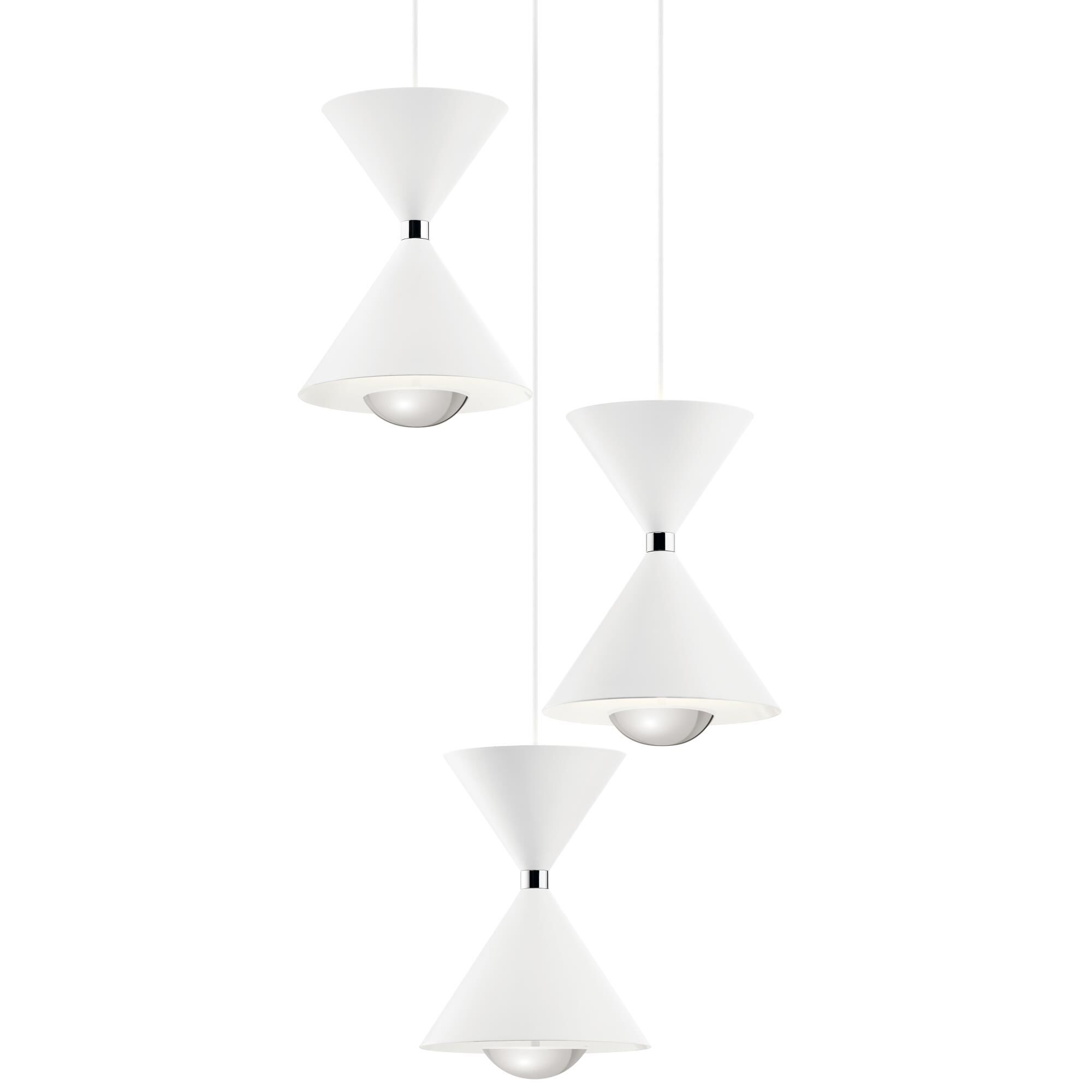 Kordan 17 Inch 3 Light LED Multi Light Pendant by Elan Lighting