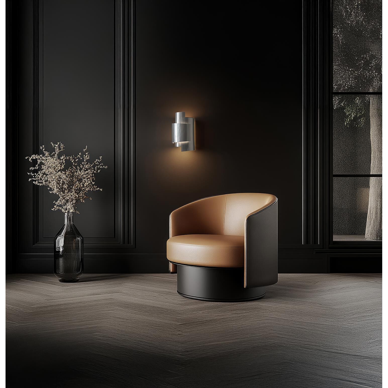 Shown in Sterling finish