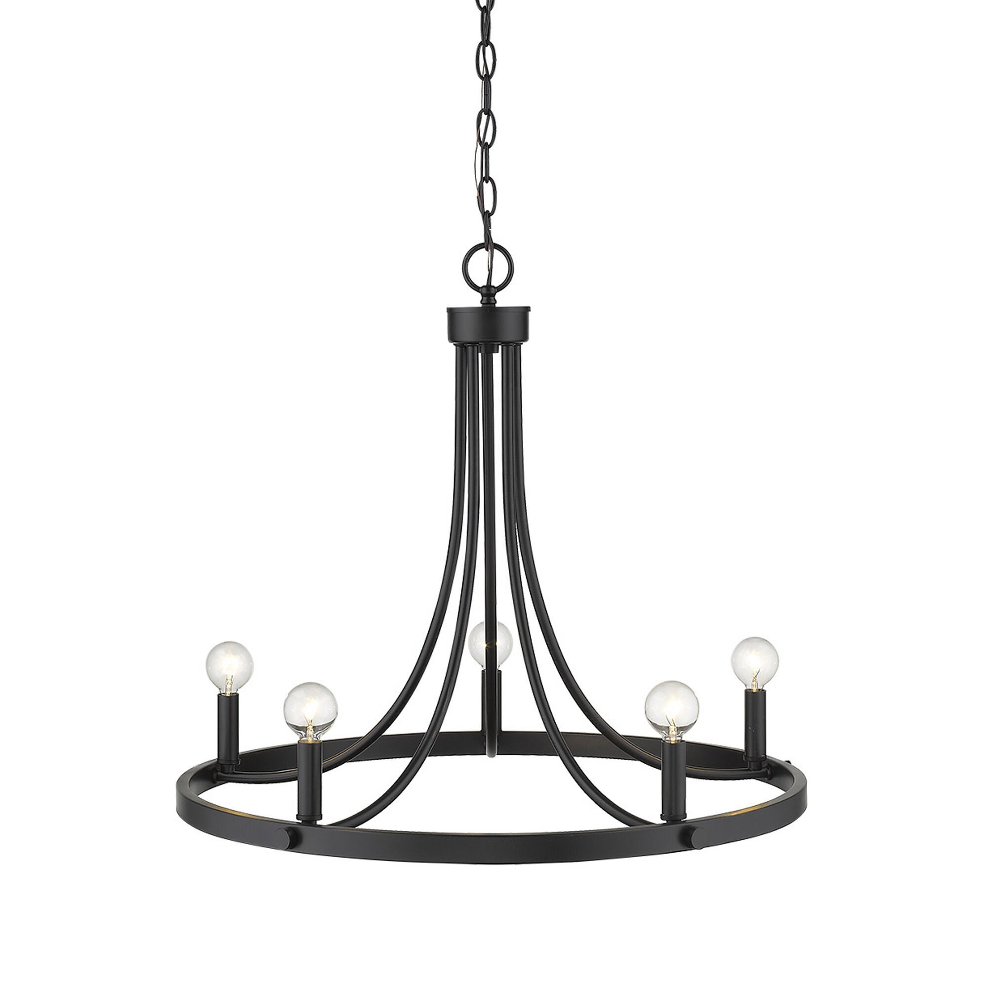 Shown in Matte Black finish and -- glass and -- shade