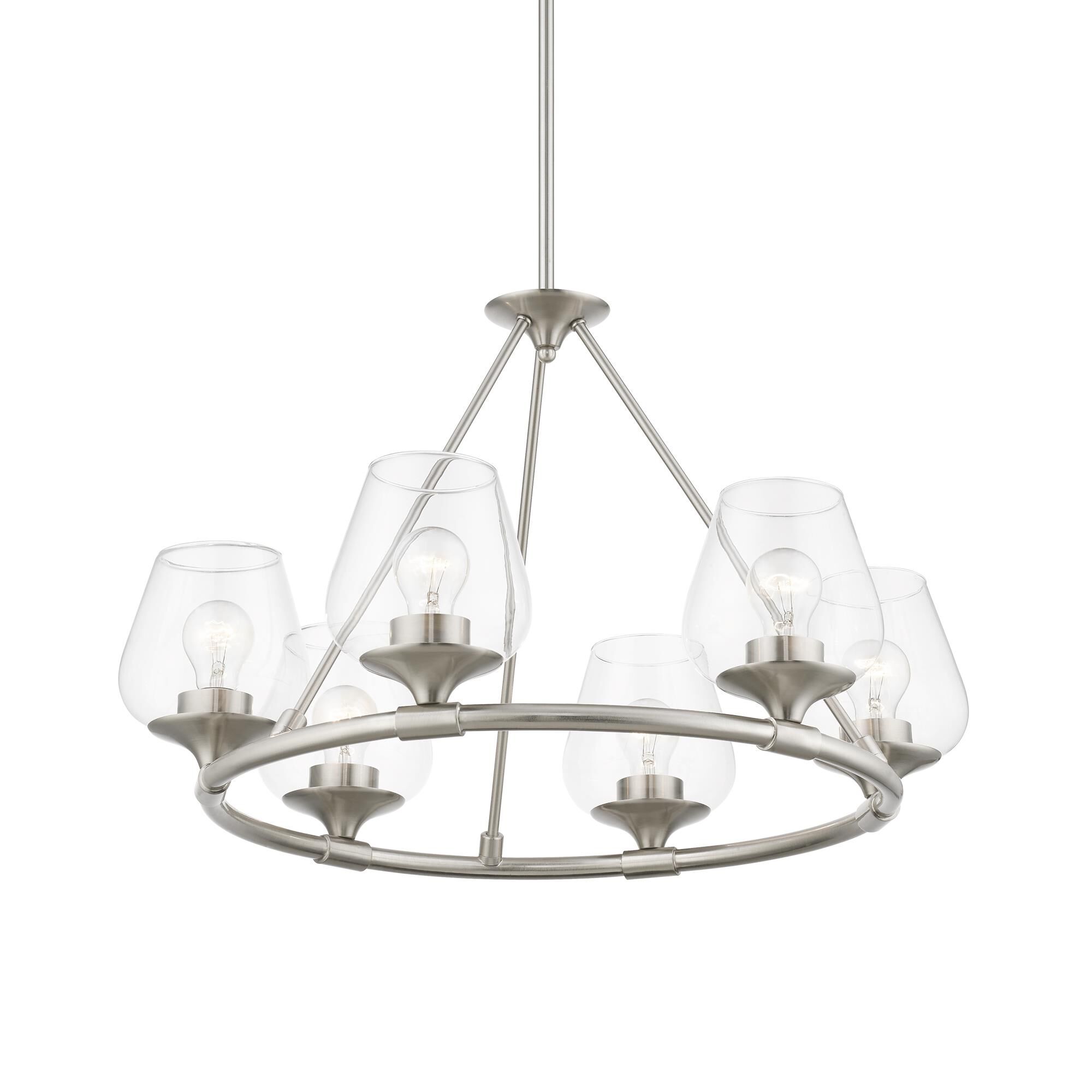 Willow 26 Inch 6 Light Chandelier by Livex Lighting