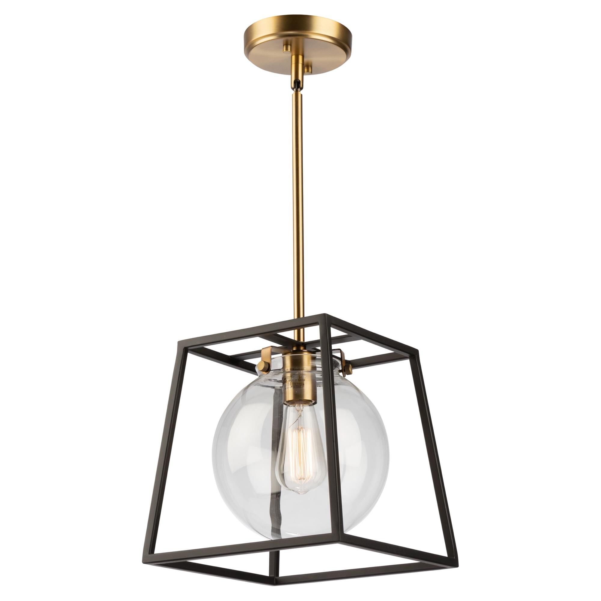 Shown in Black and Harvest Brass finish