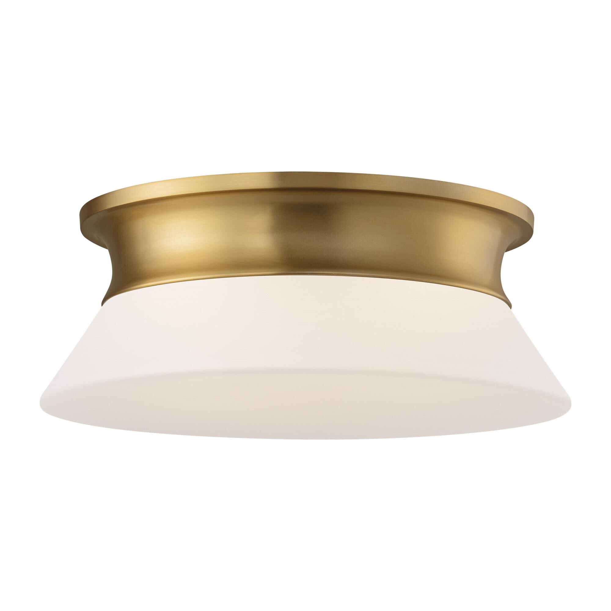 Shown in Burnished Brass finish and Etched glass