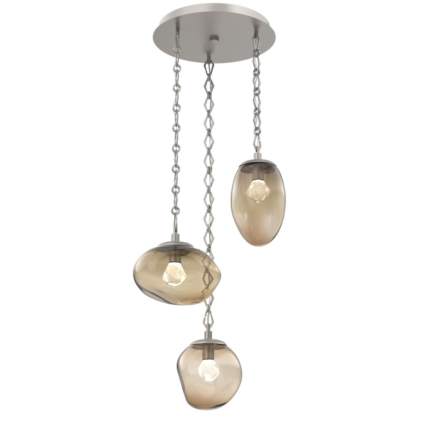 Levi Wilson Cosmos Led 22 Inch Multi Light Pendant by Hammerton Studio