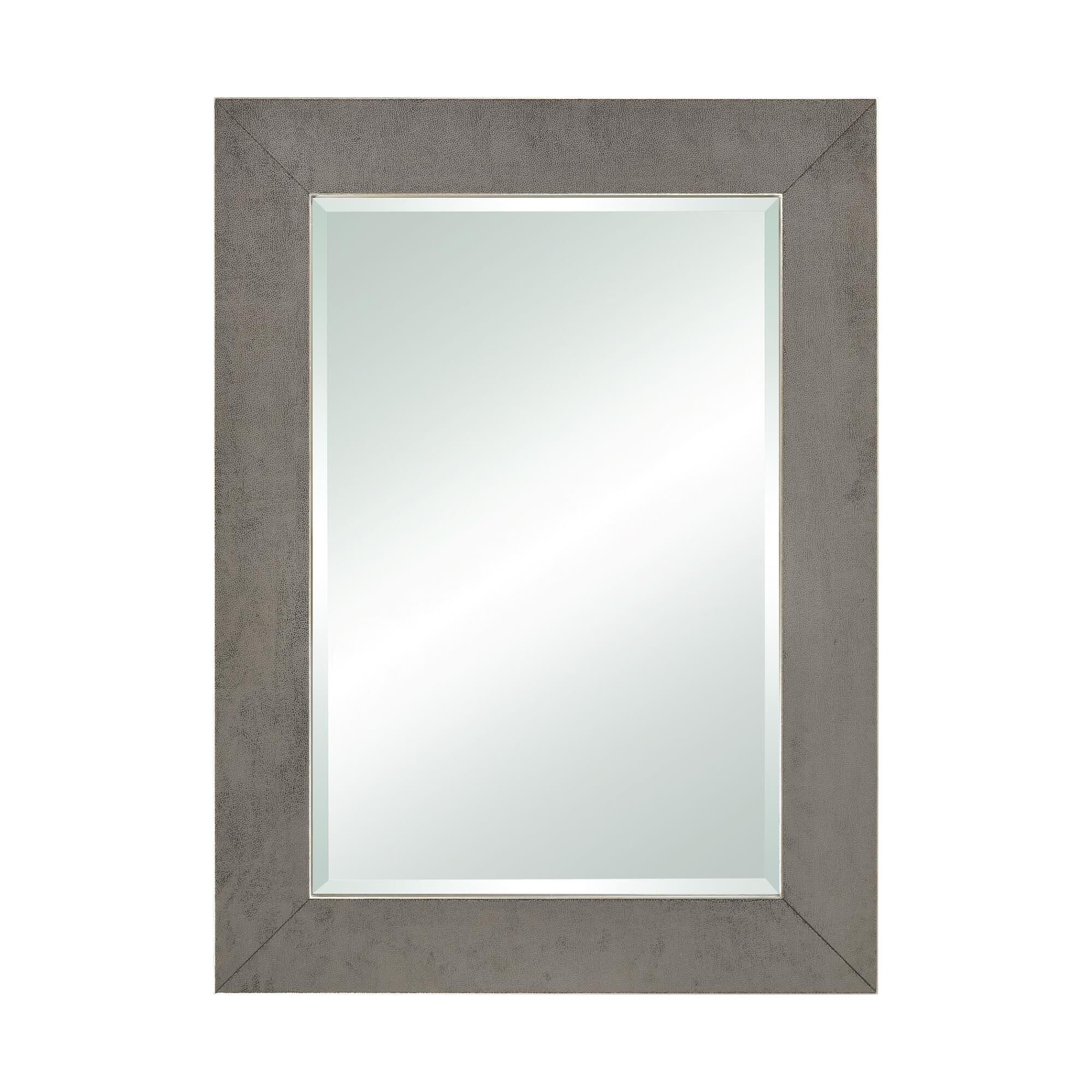 Shown in Grey Faux Shagreen  Silver Leaf finish