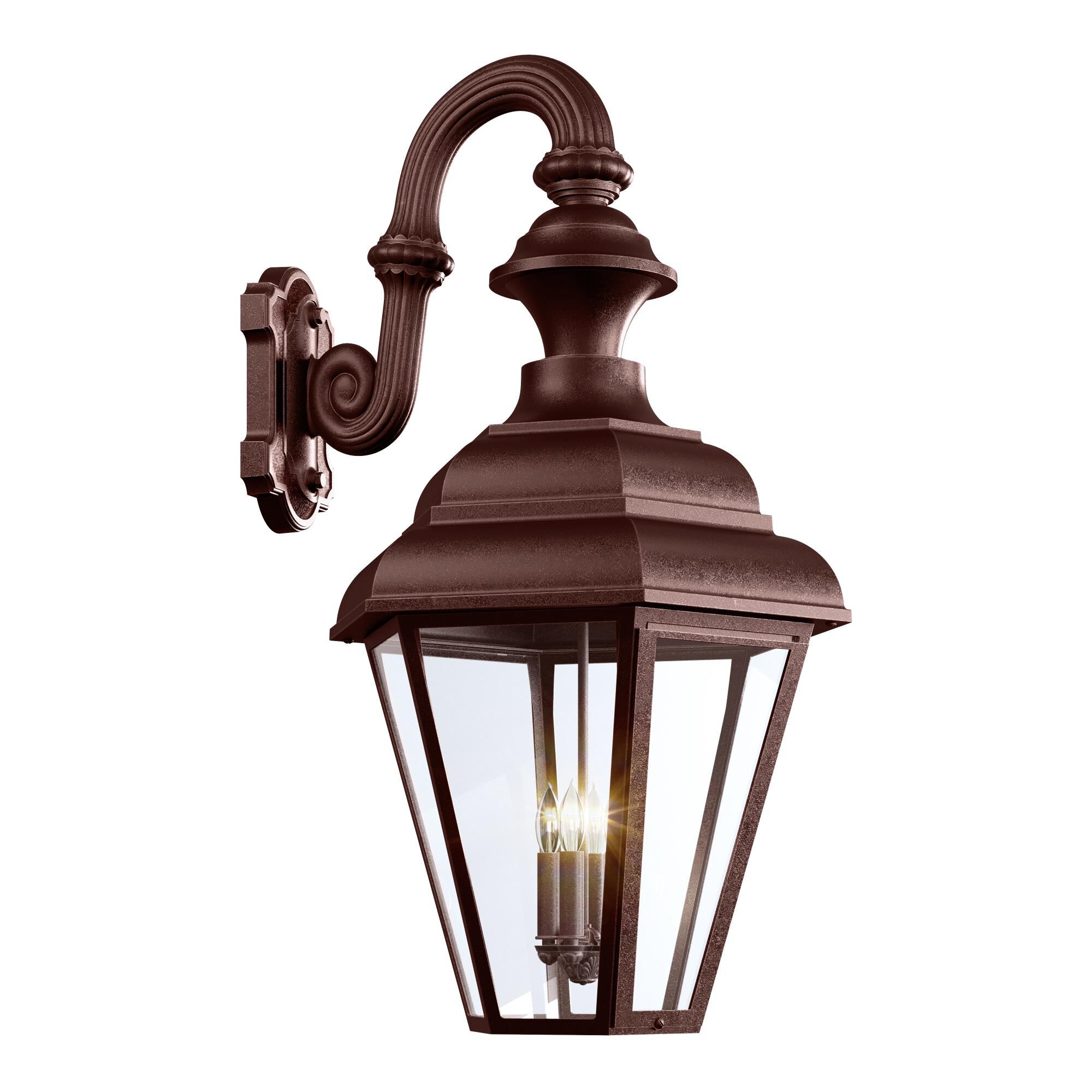 Jamestown 45 Inch Tall 4 Light Outdoor Wall Light by Hanover Lantern