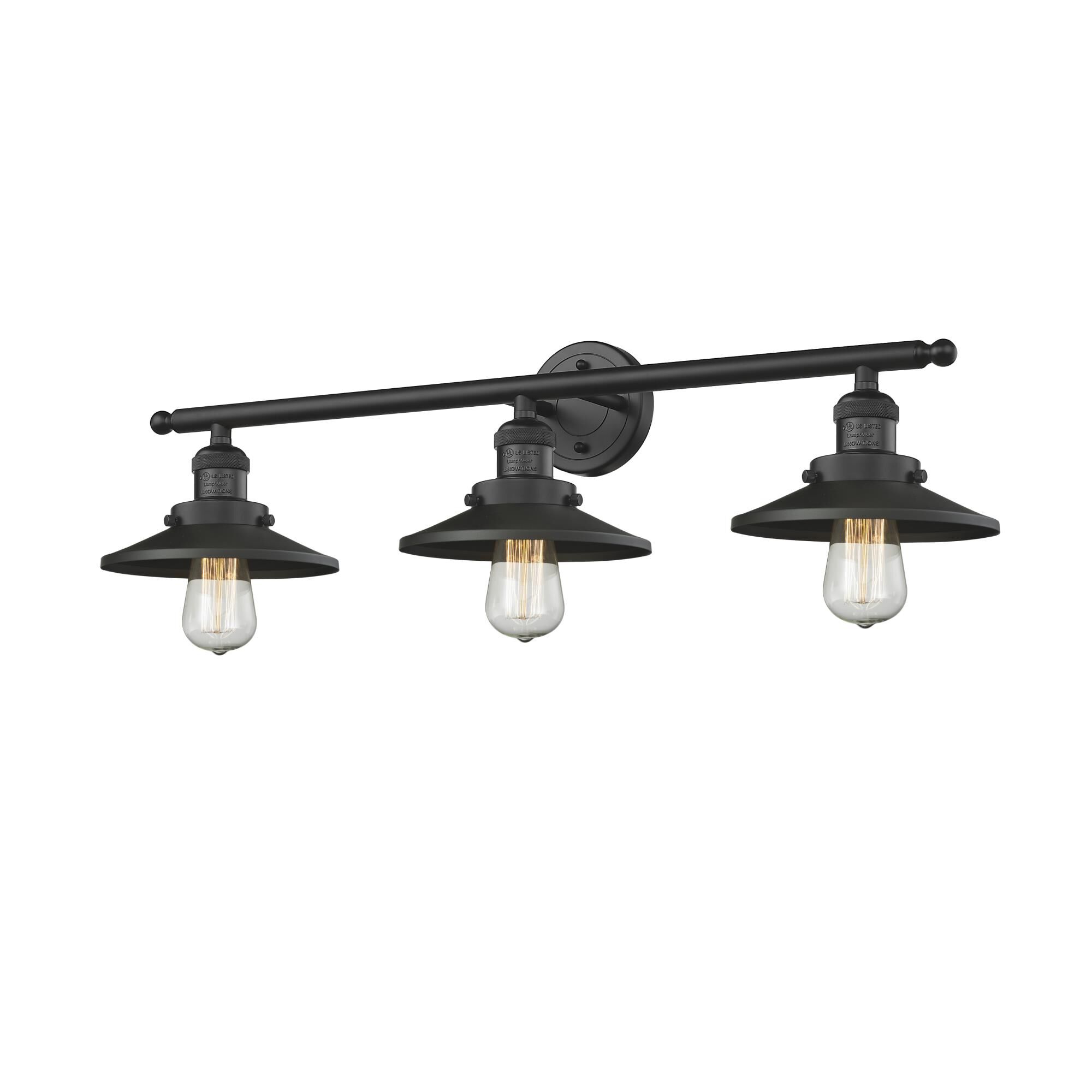 Bruno Marashlian Railroad 32 Inch 3 Light Bath Vanity Light by Innovations Lighting