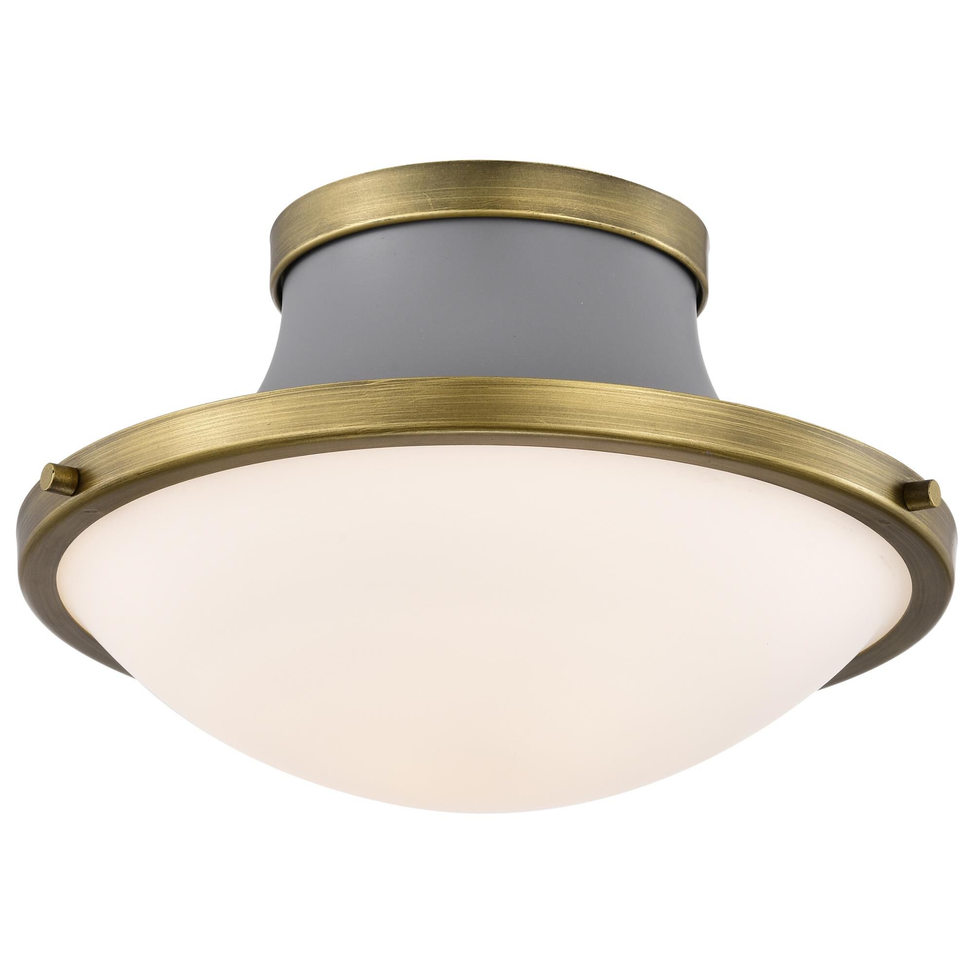 Lafayette 1 Light Semi Flush Light by Nuvo Lighting