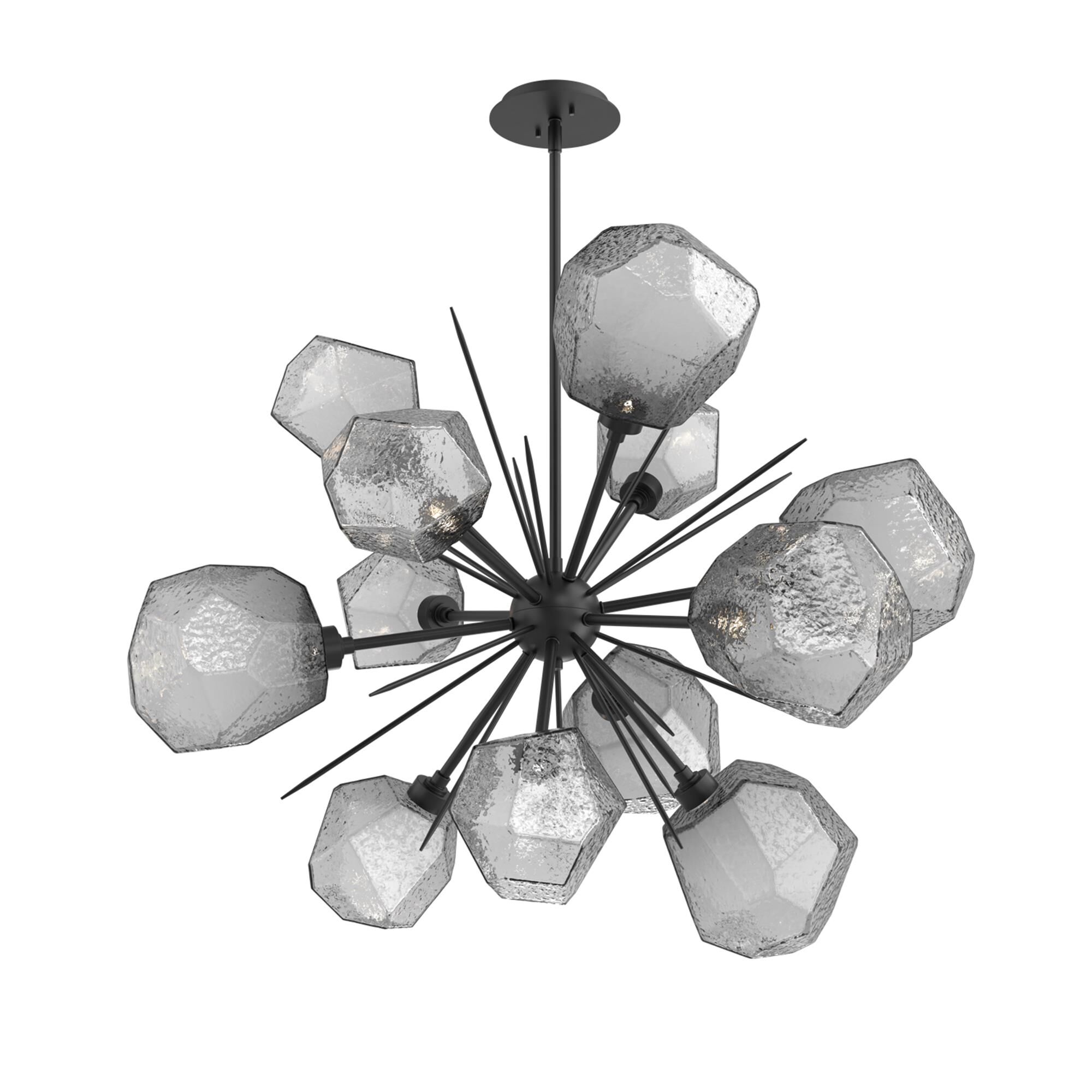 Shown in Matte Black finish and Smoke glass
