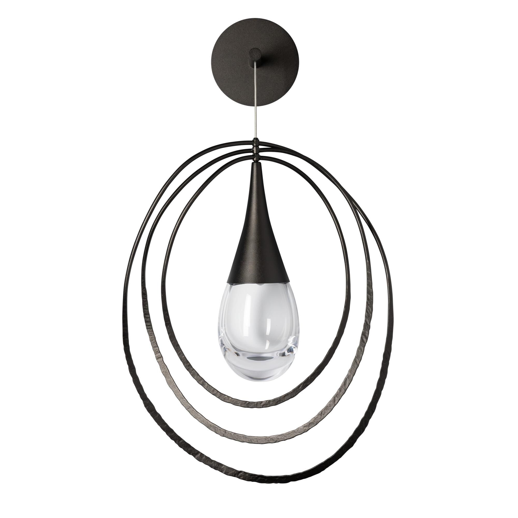 Shown in Oil Rubbed Bronze finish and Clear glass