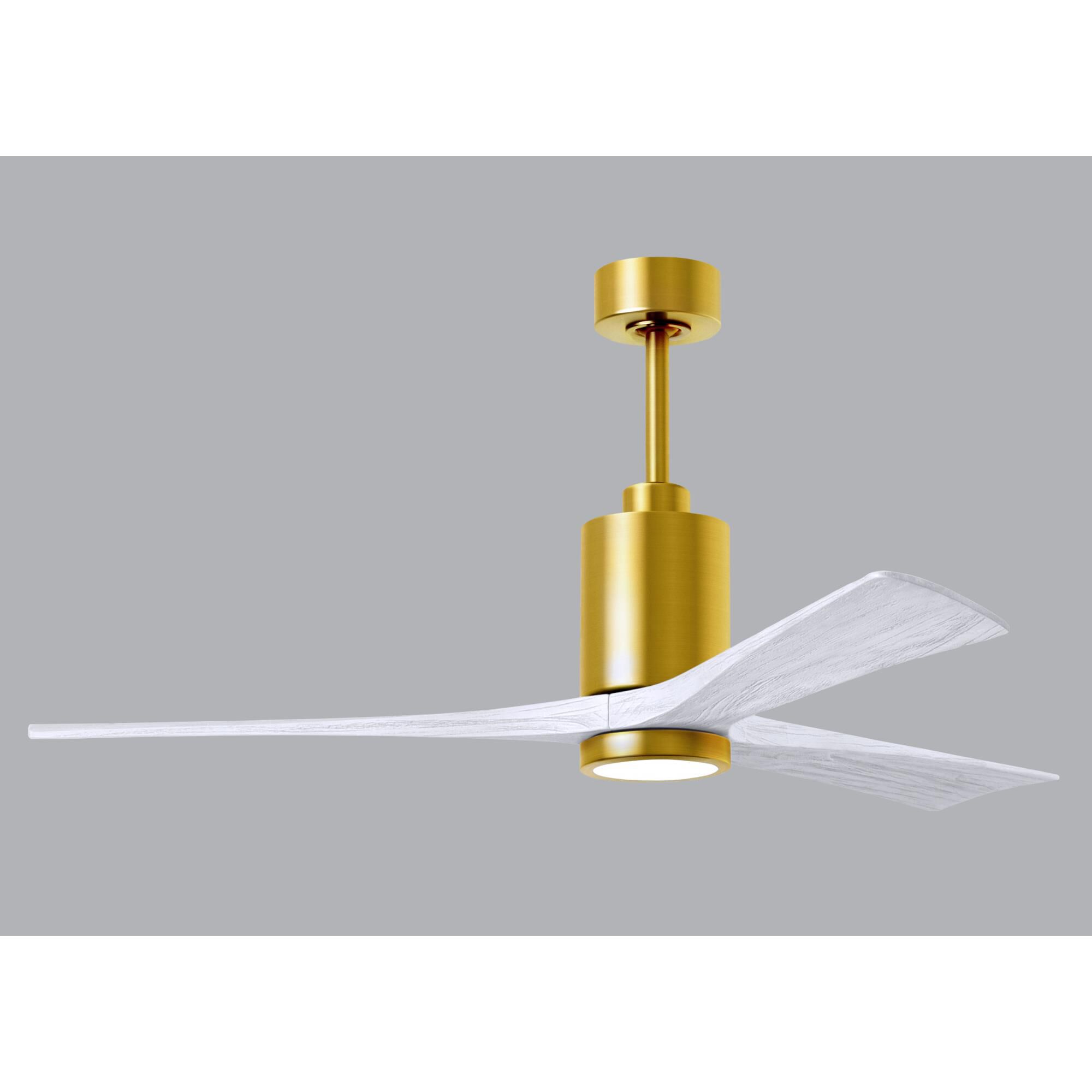 Patricia 60 Inch Ceiling Fan with Light Kit by Matthews Fan Company