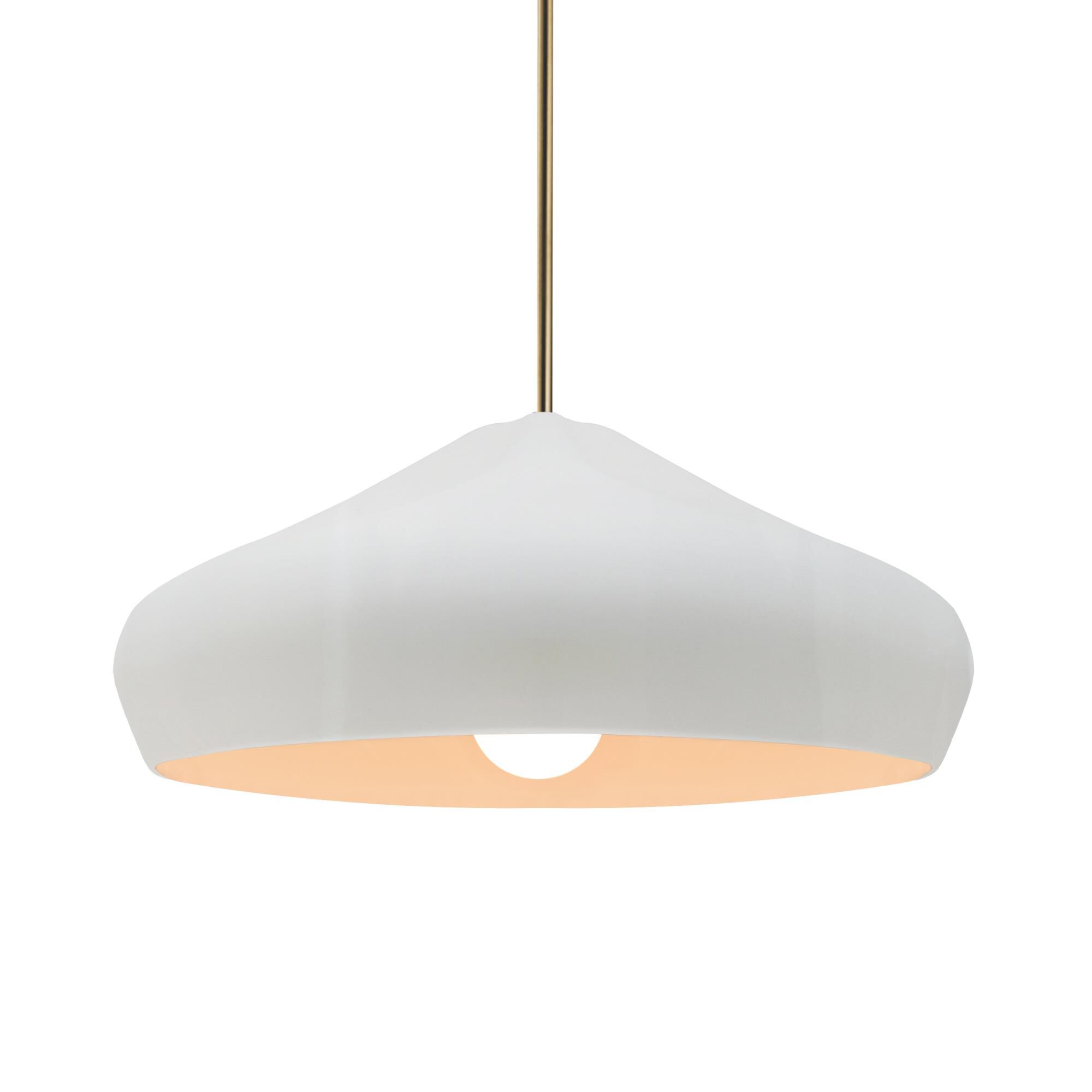 Radiance Crease 15 Inch Large Pendant by Justice Design Group