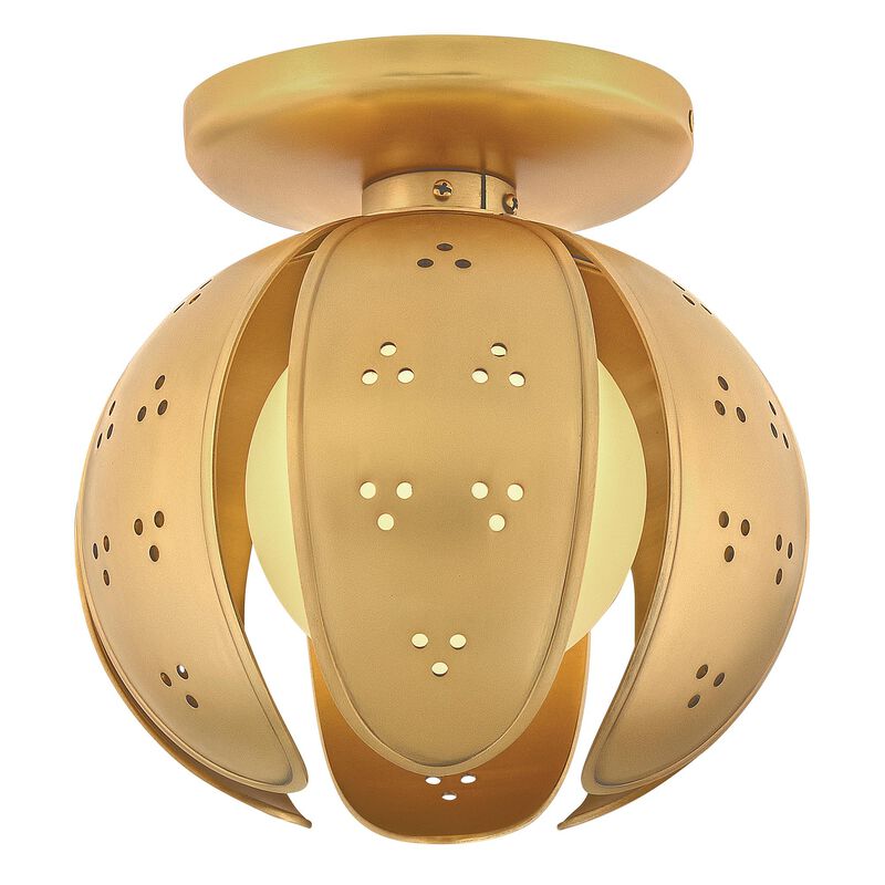 Anthos 9 Inch Semi Flush Mount by Fredrick Ramond