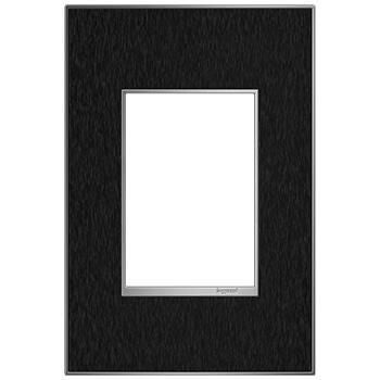 Shown in Black Stainless finish and 1 Gang accent