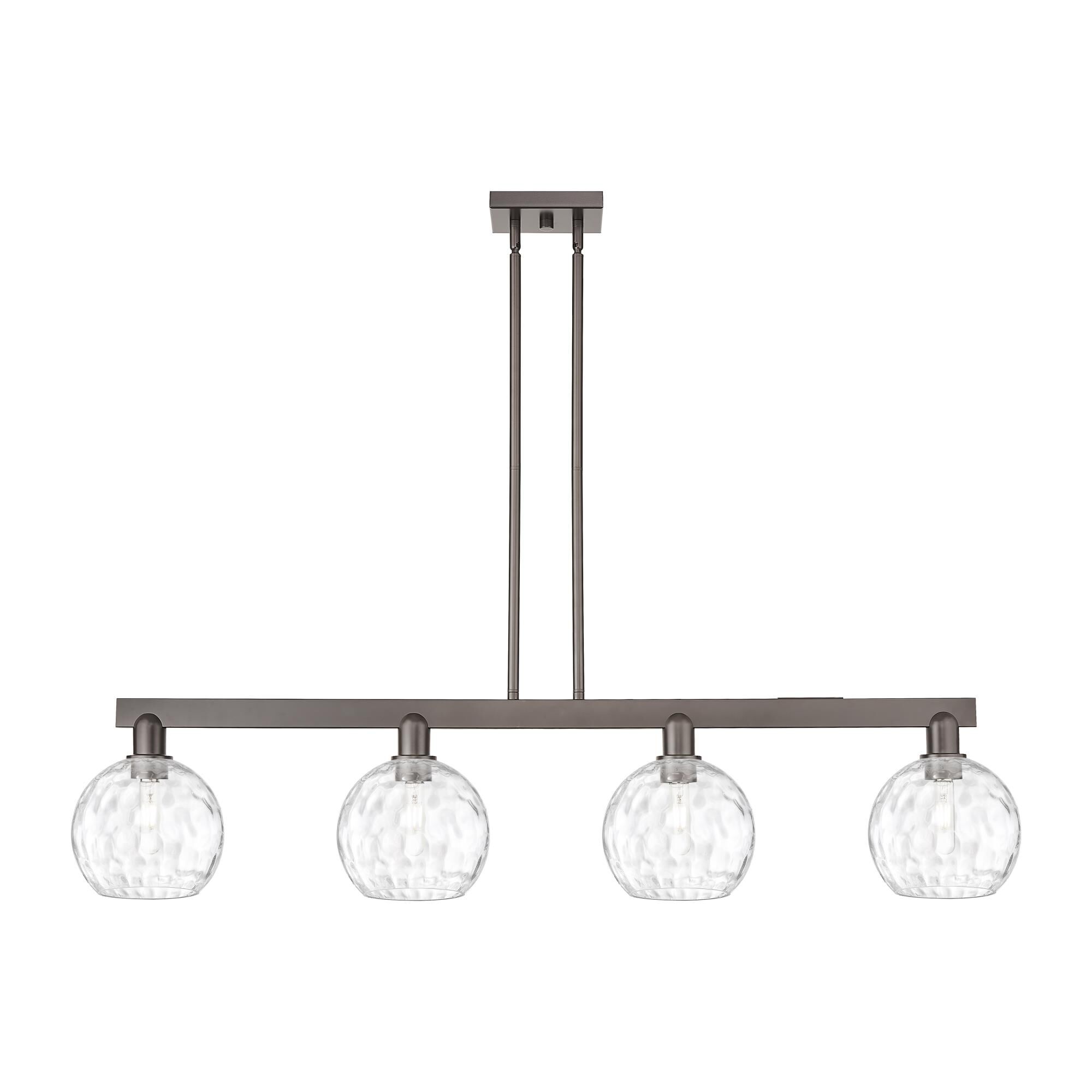 Bruno Marashlian Athens Water Glass 51 Inch Linear Suspension Light by Innovations Lighting