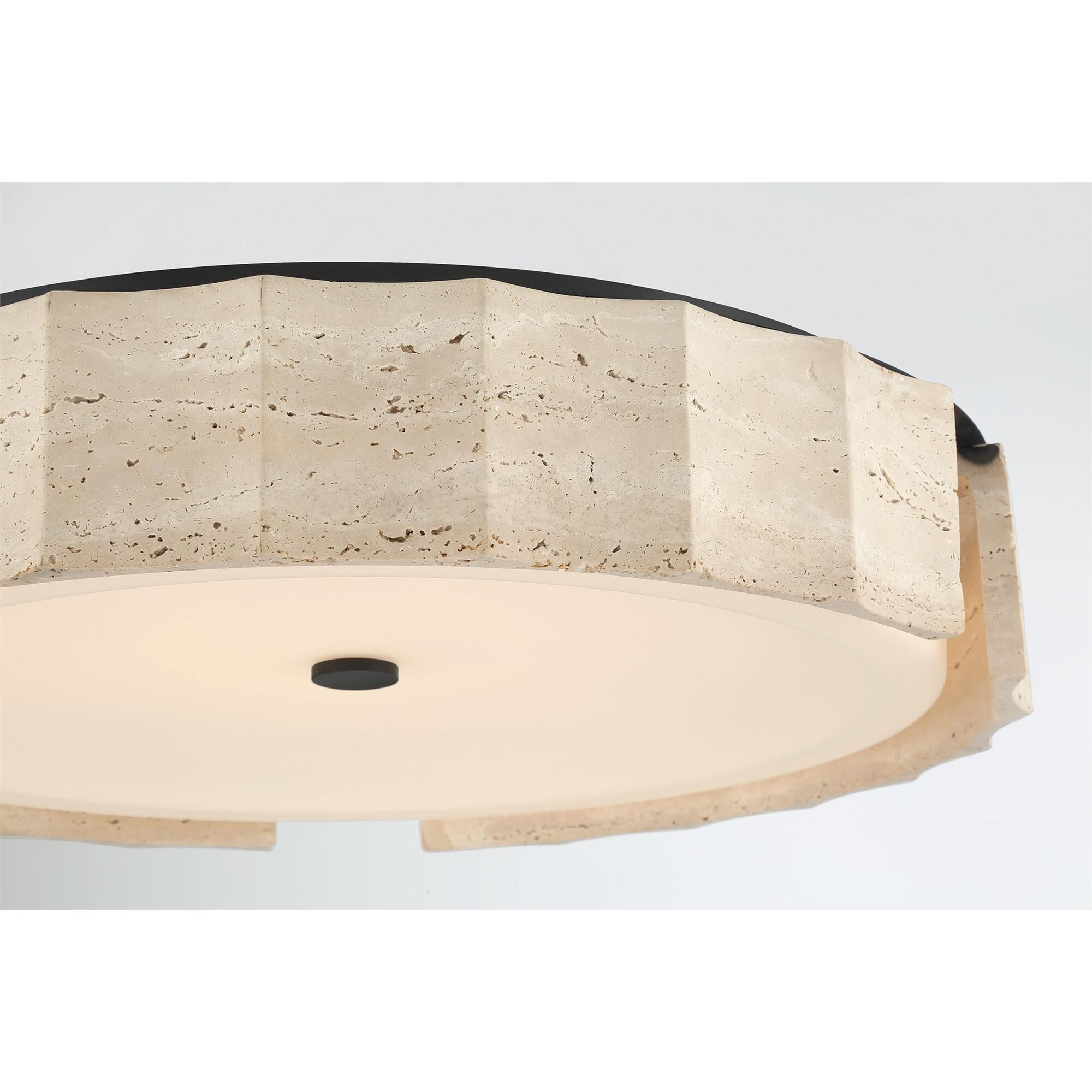 Shown in Matte Black finish and Opal Etched glass