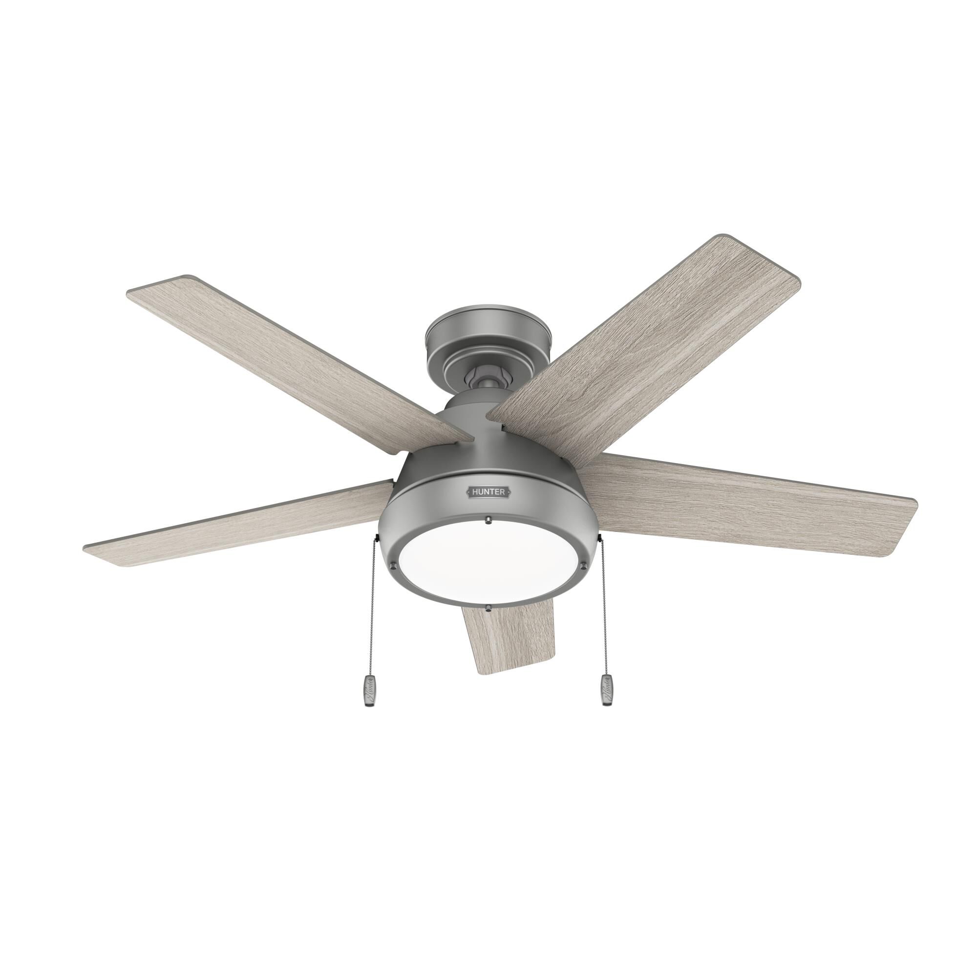 Burroughs 44 Inch Ceiling Fan with Light Kit by Hunter Fan