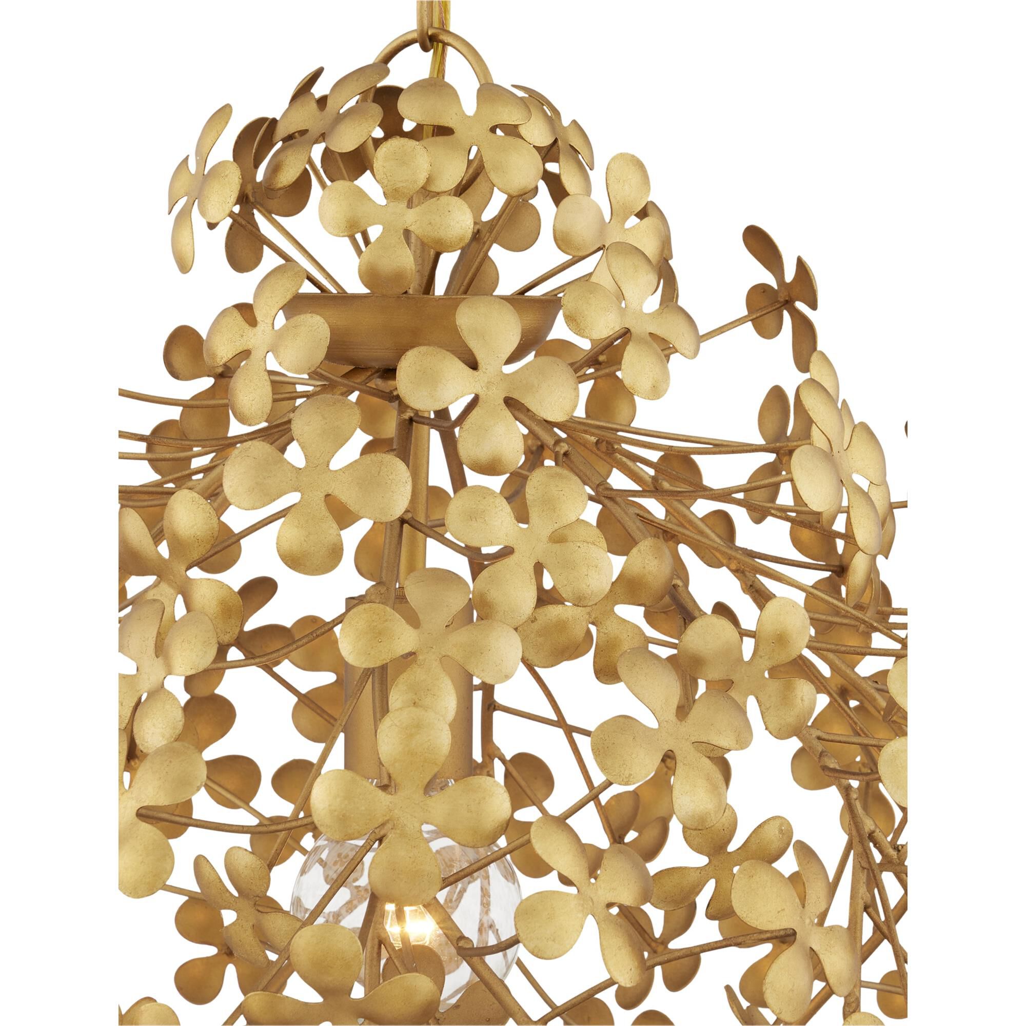 Currey and Company Cloverfield 23 Inch Large Pendant