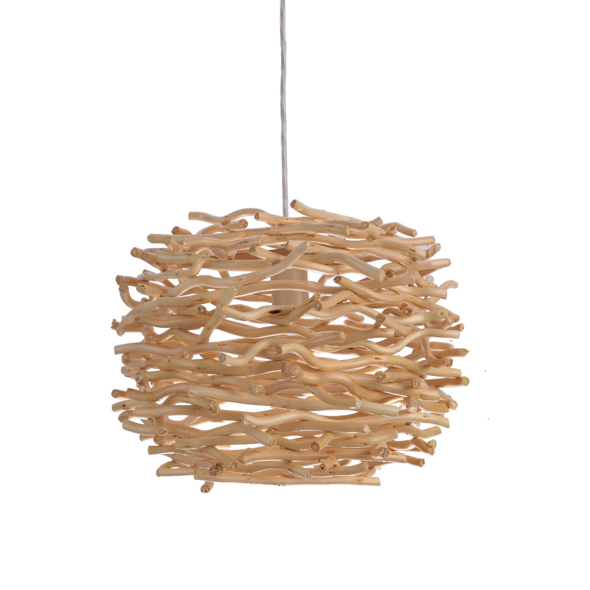 Natural 17 Inch Pendant Light,