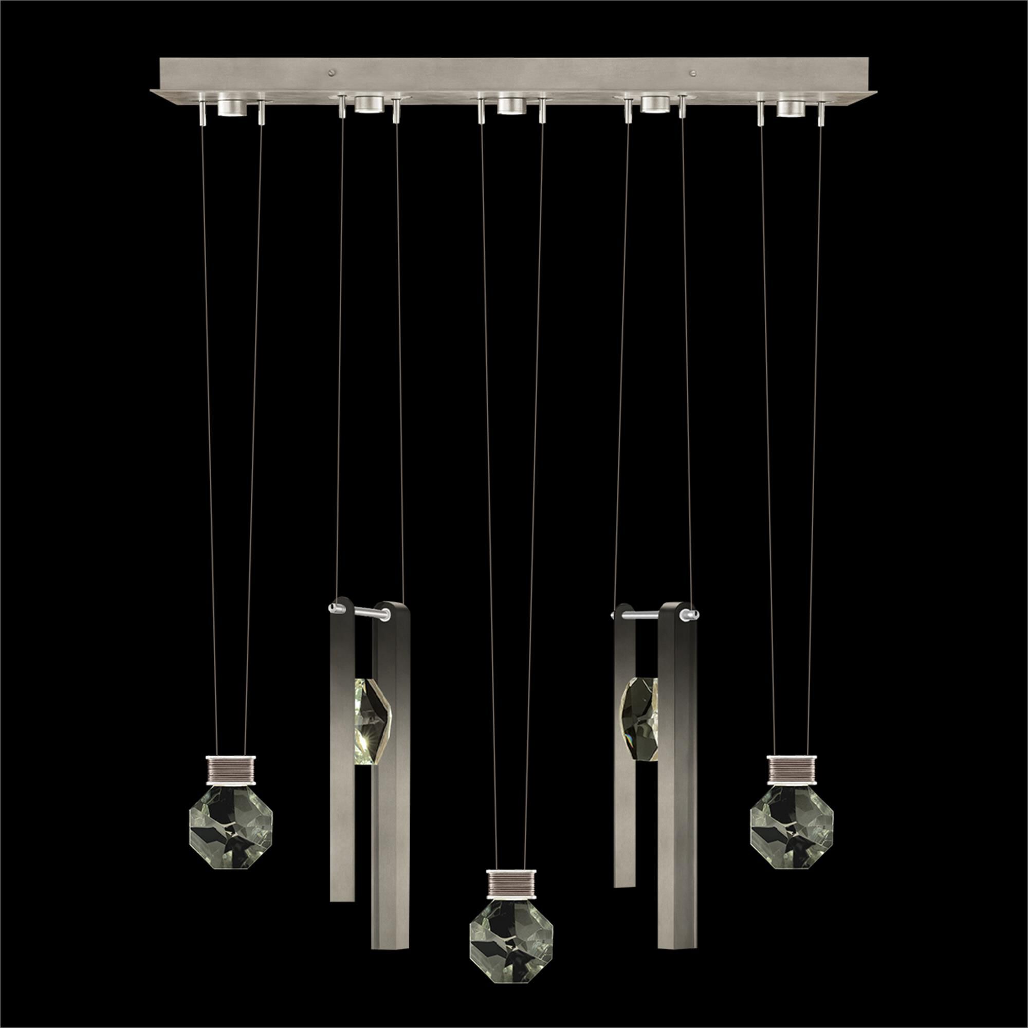 Shown with True crystal and False glass