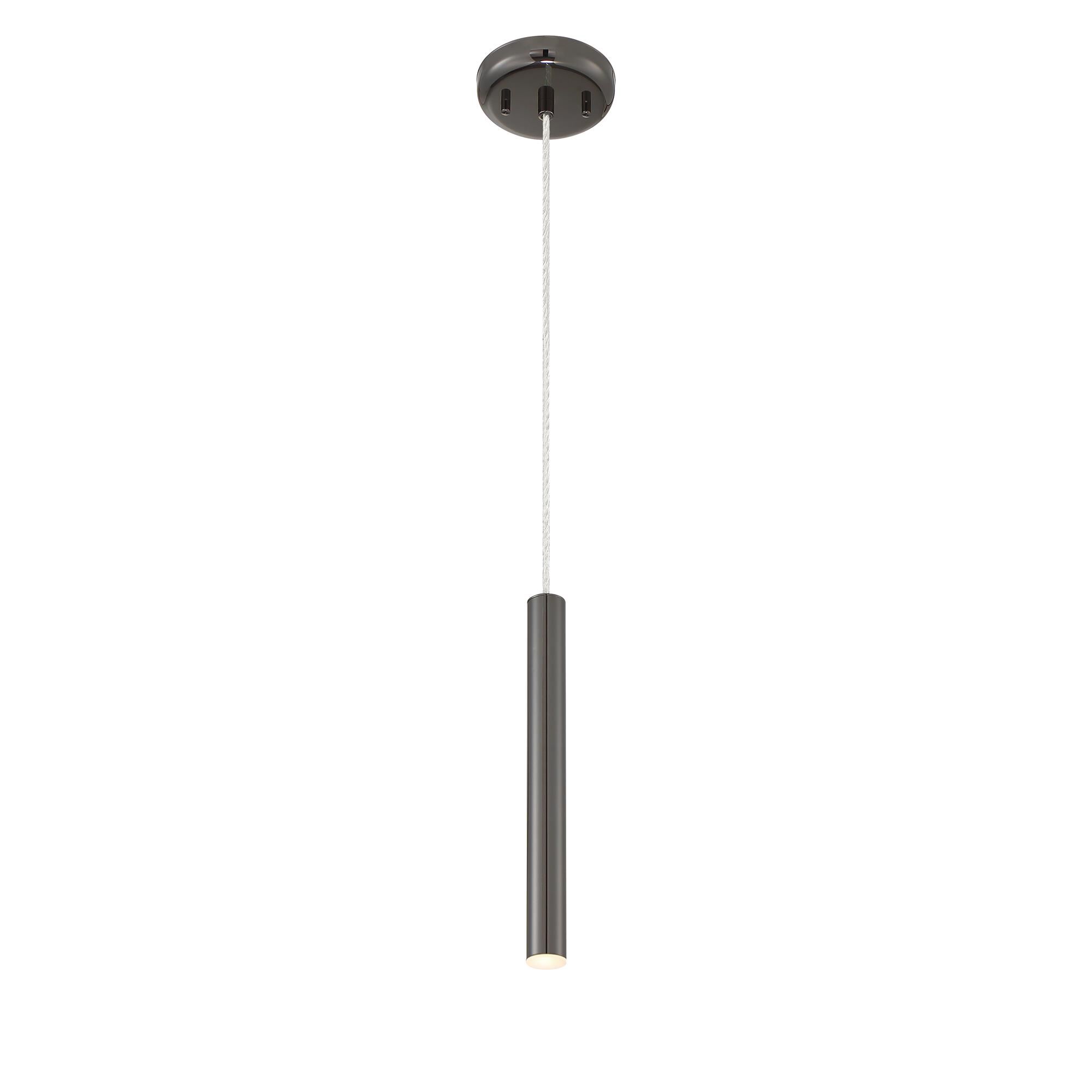 Shown in Pearl Black finish and Steel glass and Steel shade