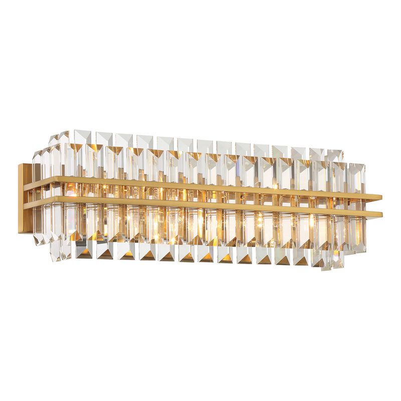 Hayes 24 Inch 4 Light Bath Vanity Light by Crystorama